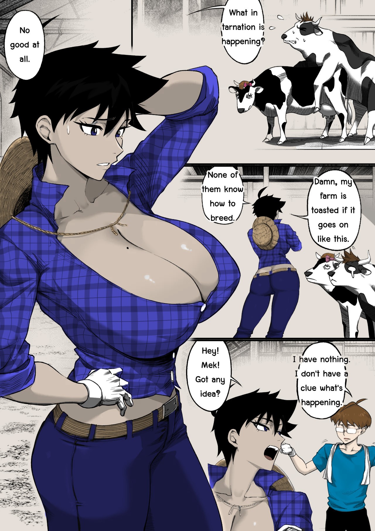 My Farmer Aunt is Having a Problem page 1
