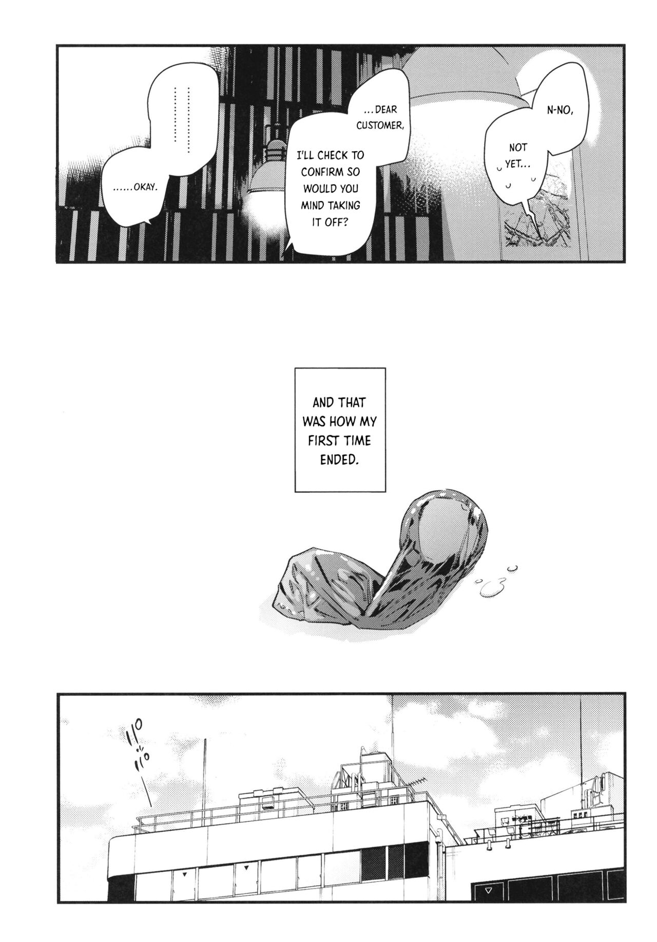 My favorite girl's part-time job offers "H services" to regular customers. page 33