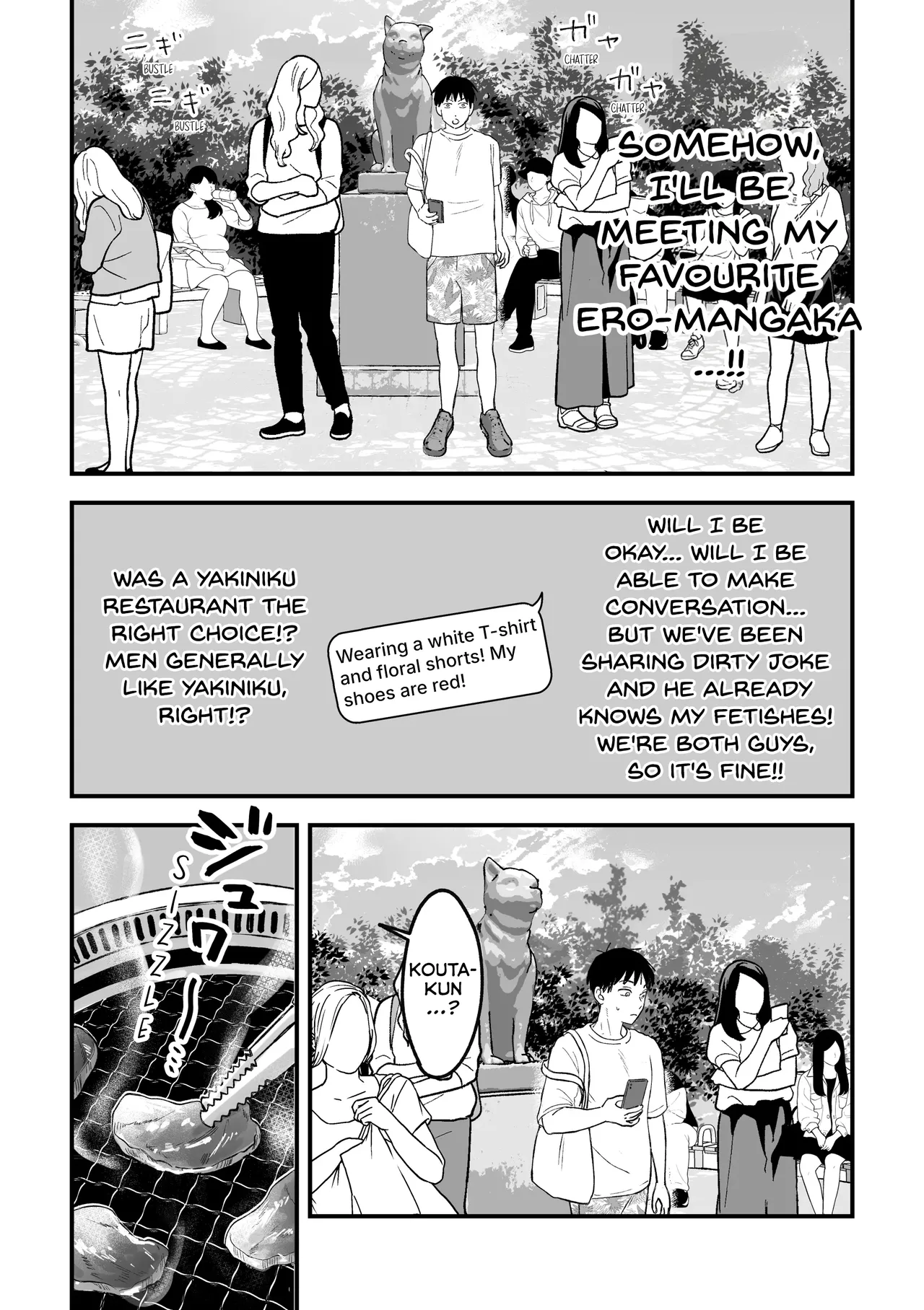 My favourite Ero-Doujin Artist was a sexy Onee-san all along page 111