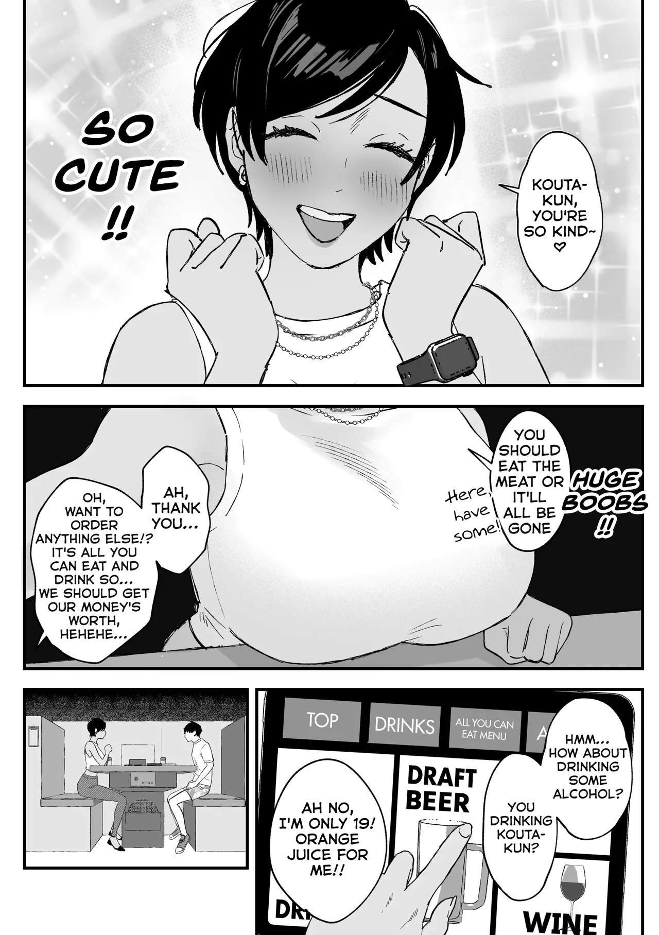 My favourite Ero-Doujin Artist was a sexy Onee-san all along page 115