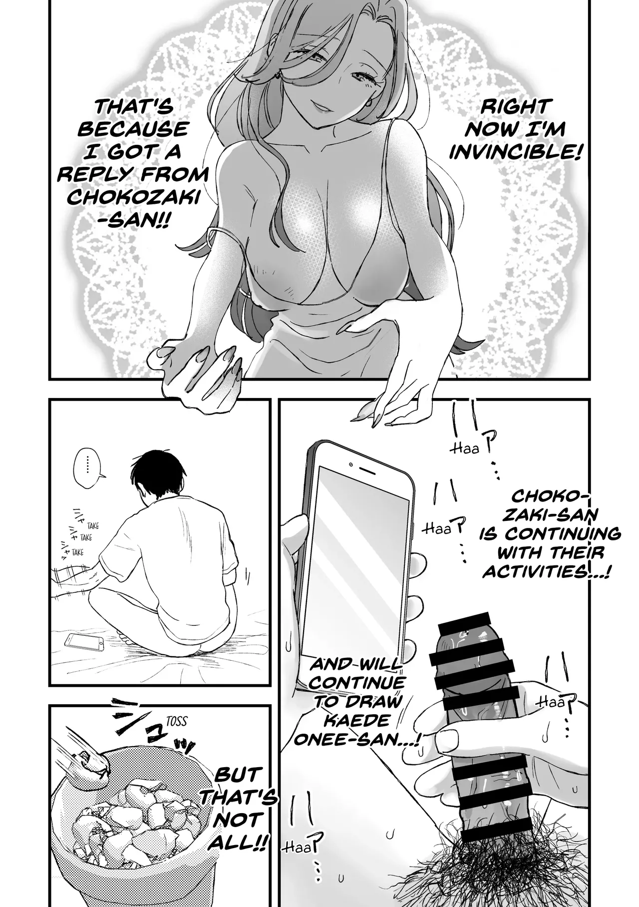 My favourite Ero-Doujin Artist was a sexy Onee-san all along page 20