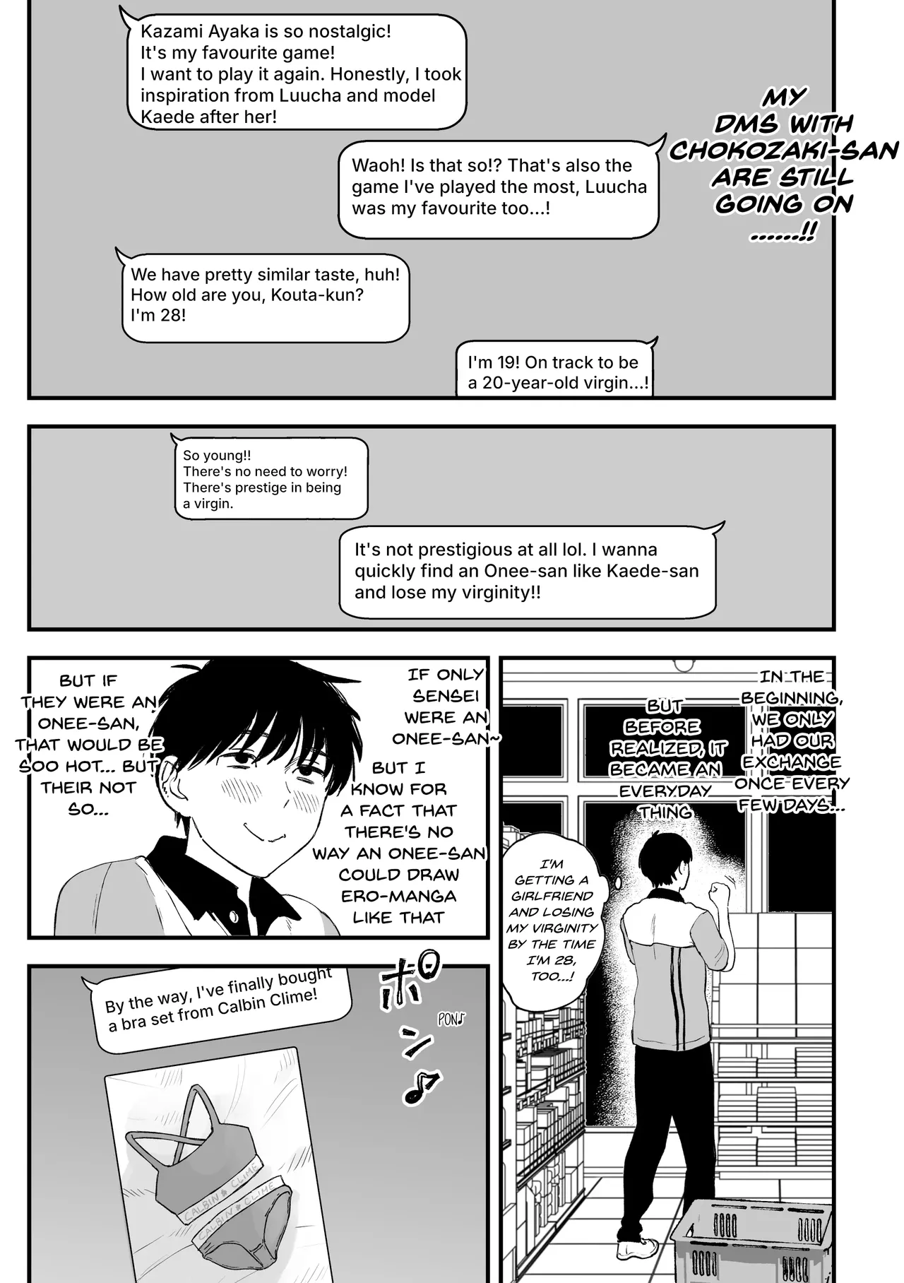 My favourite Ero-Doujin Artist was a sexy Onee-san all along page 21