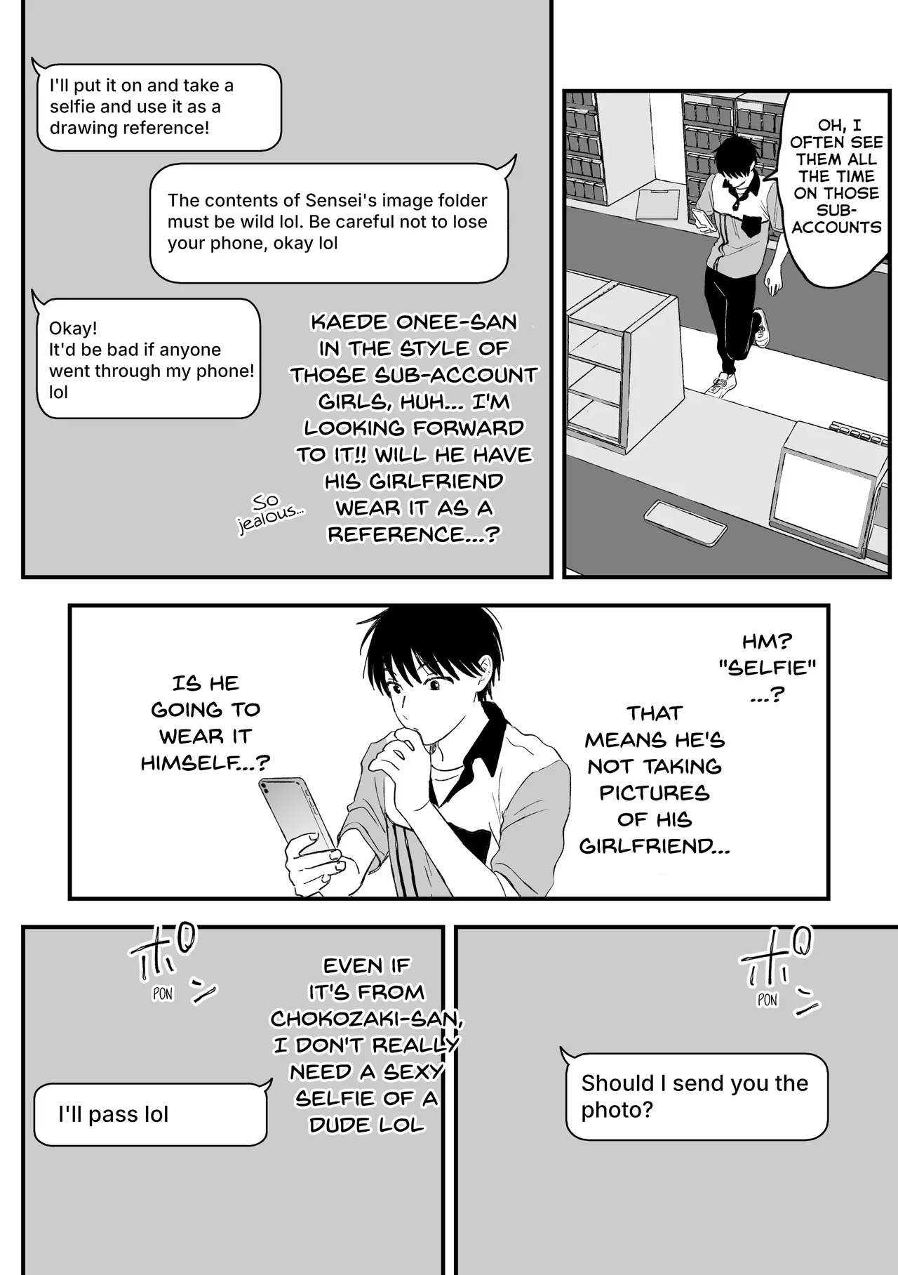 My favourite Ero-Doujin Artist was a sexy Onee-san all along page 22