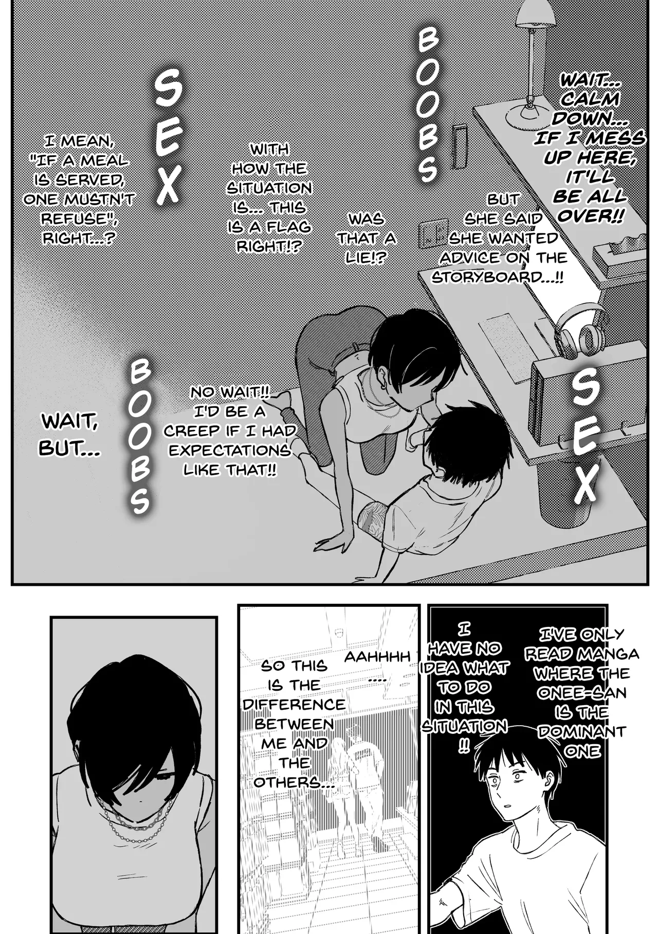 My favourite Ero-Doujin Artist was a sexy Onee-san all along page 39