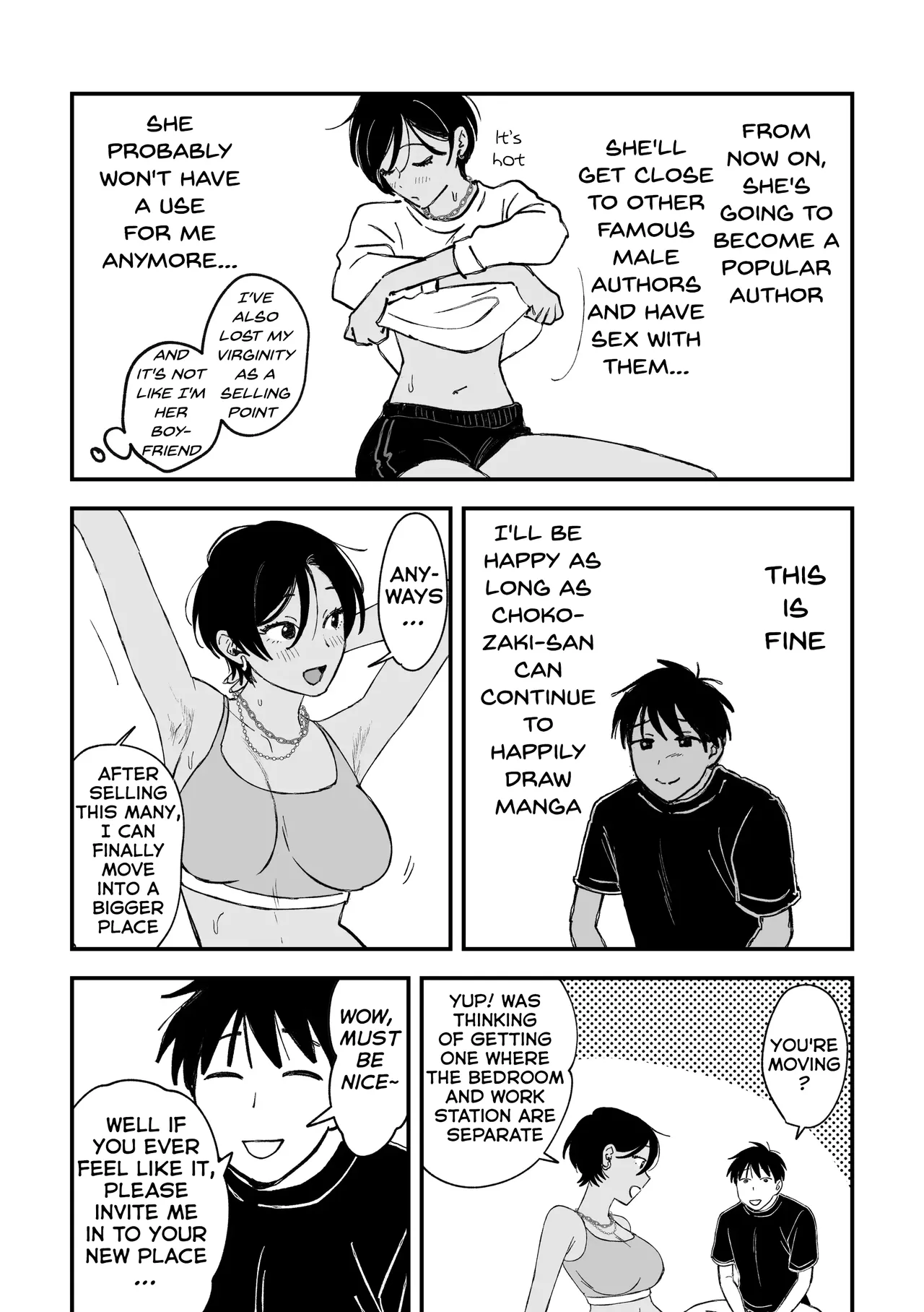 My favourite Ero-Doujin Artist was a sexy Onee-san all along page 82