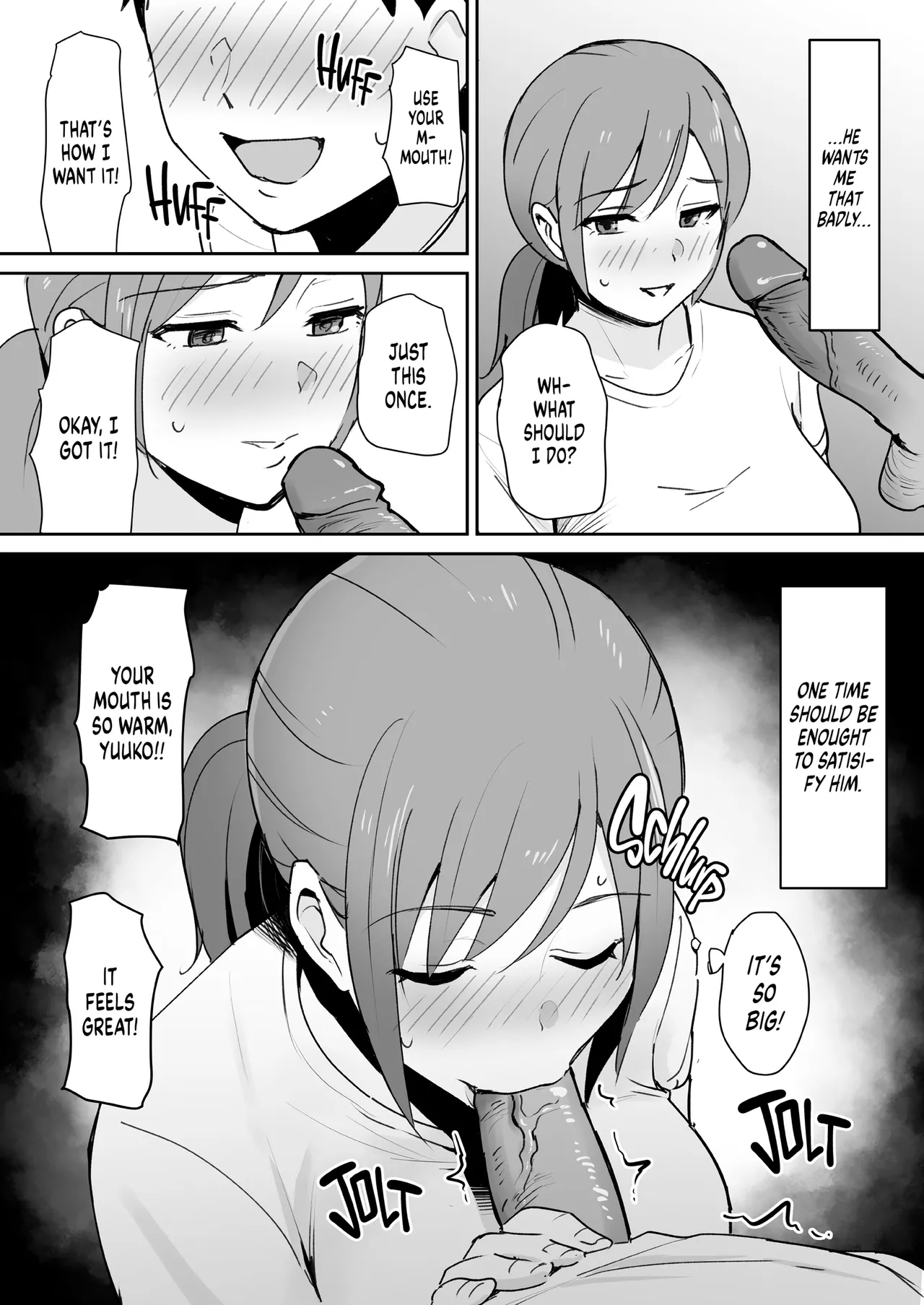 My Friend's Mom is Weak to a Huge Cock page 13
