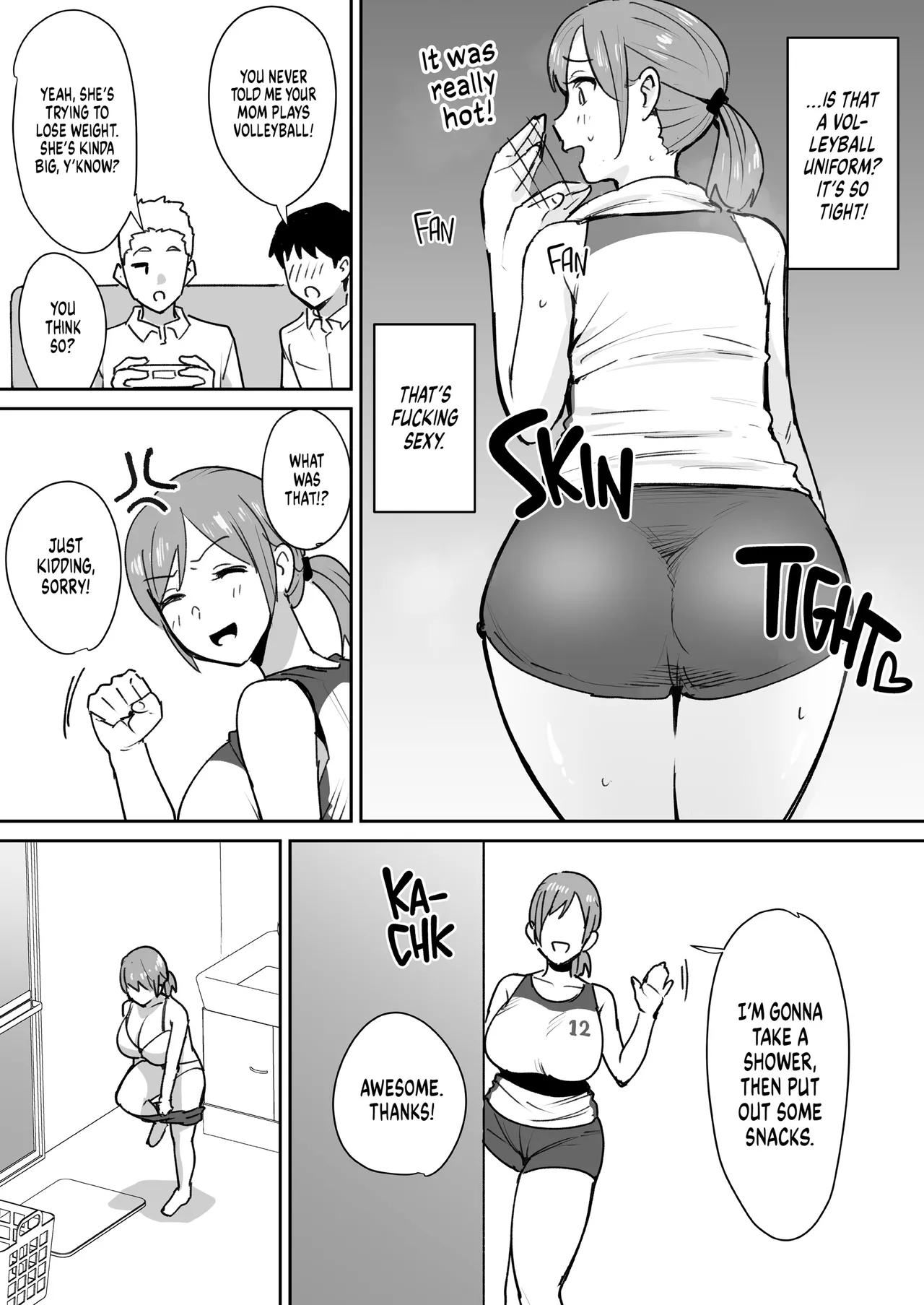 My Friend's Mom is Weak to a Huge Cock page 3