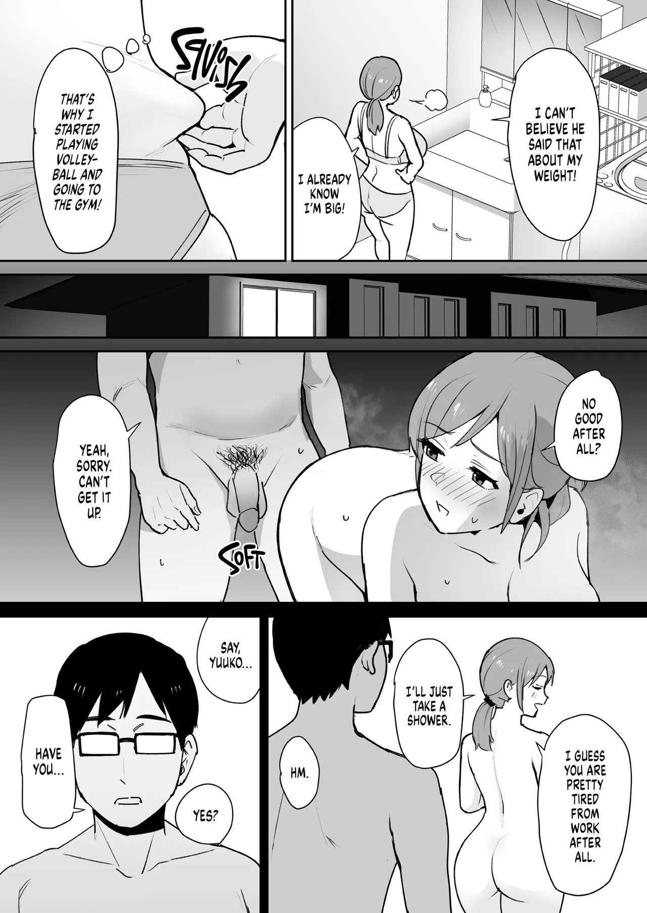 My Friend's Mom is Weak to a Huge Cock page 4