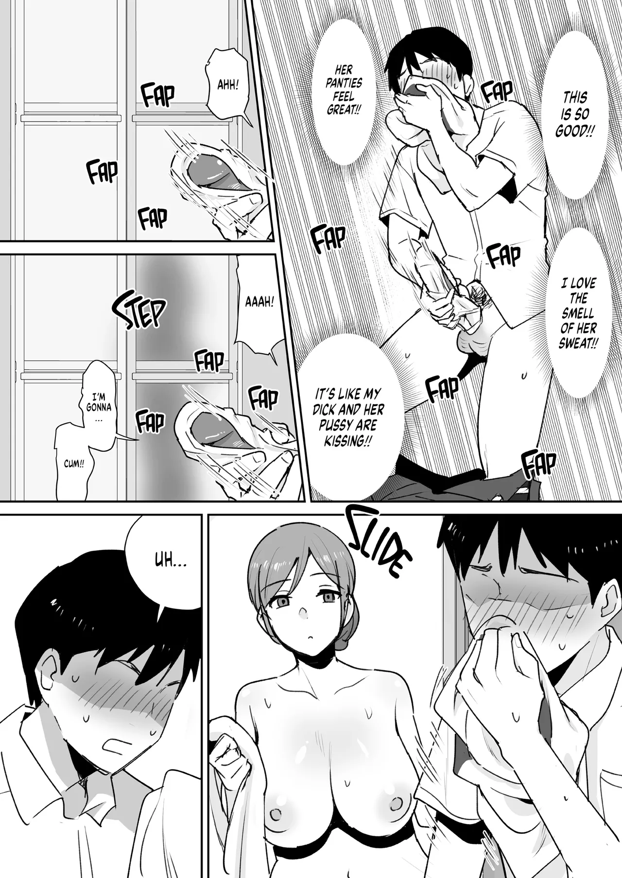 My Friend's Mom is Weak to a Huge Cock page 8