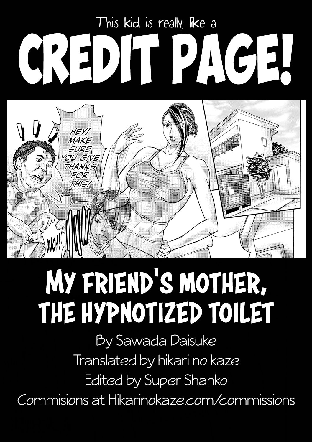 My friend's mother, the hypnotized toilet page 25