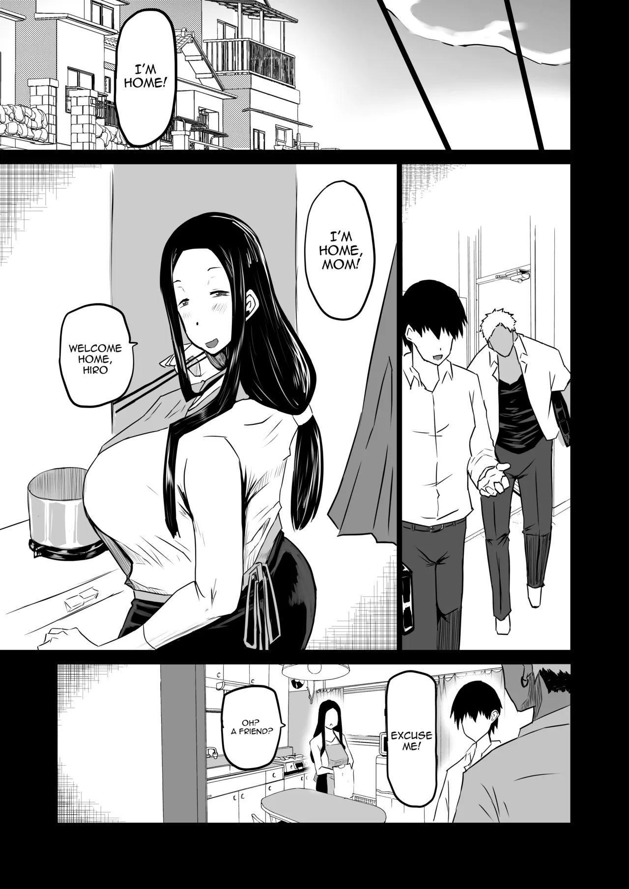 My Friend Uses My Mom And Aunt To Get Off / Tomodachi ga Boku no Oba to Mama de Gachinuki page 10