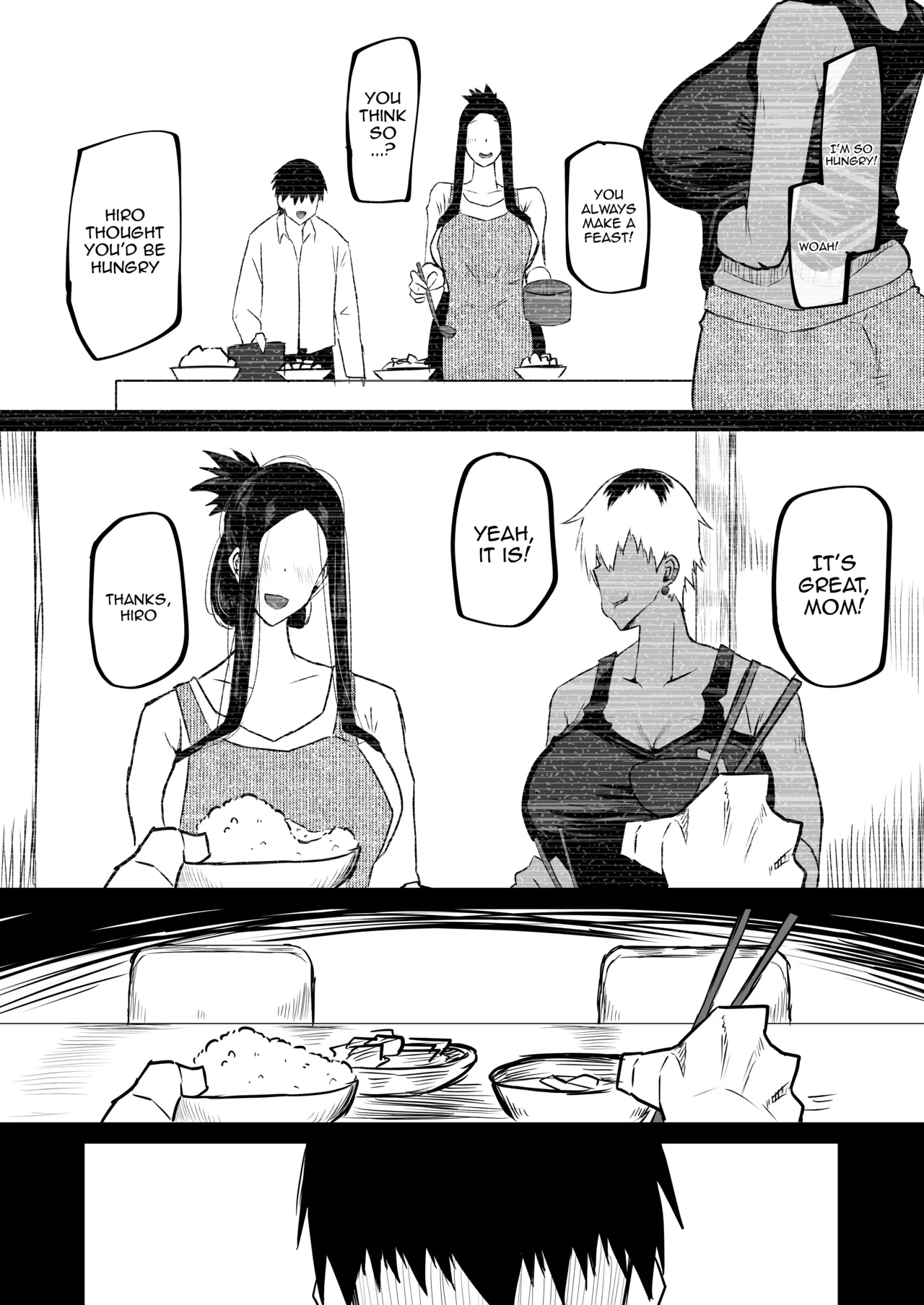 My Friend Uses My Mom And Aunt To Get Off / Tomodachi ga Boku no Oba to Mama de Gachinuki page 112