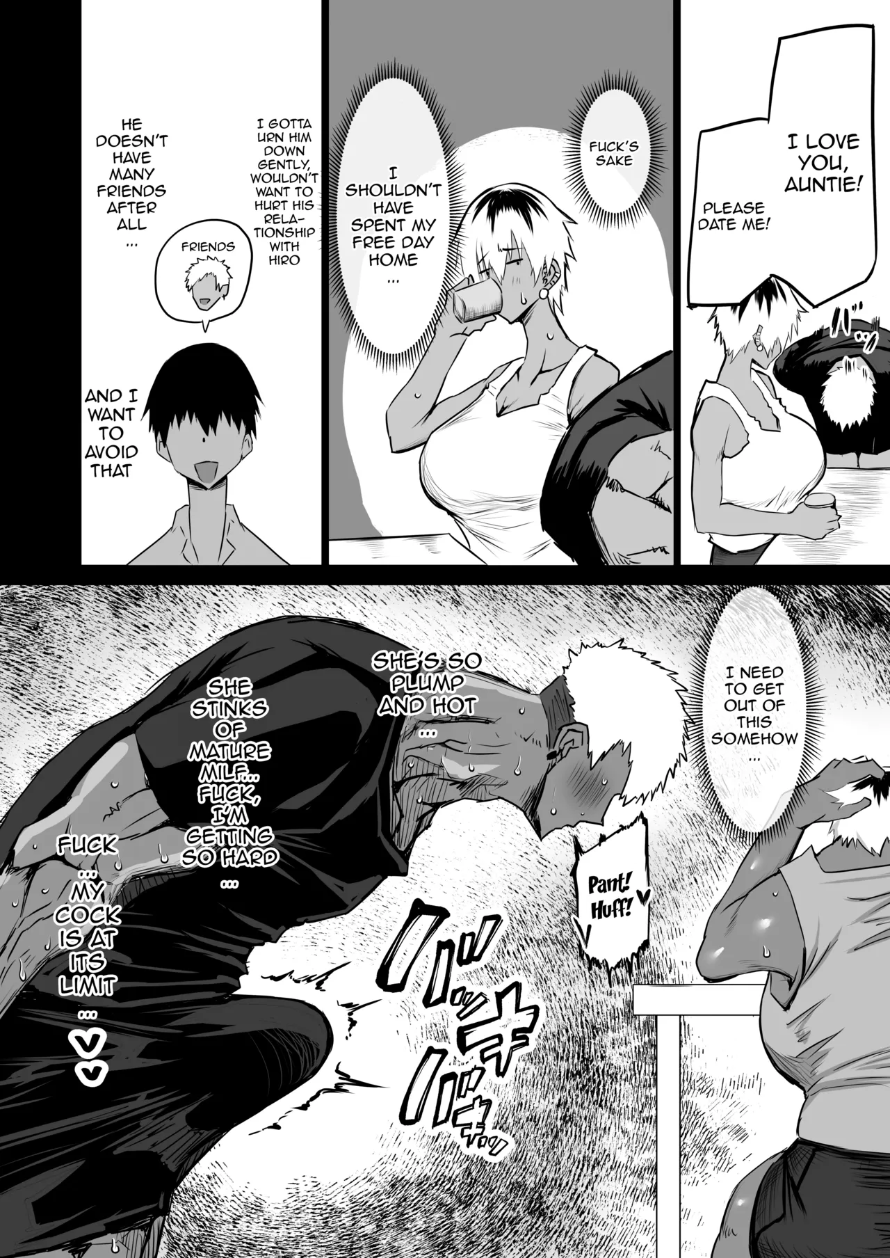 My Friend Uses My Mom And Aunt To Get Off / Tomodachi ga Boku no Oba to Mama de Gachinuki page 17
