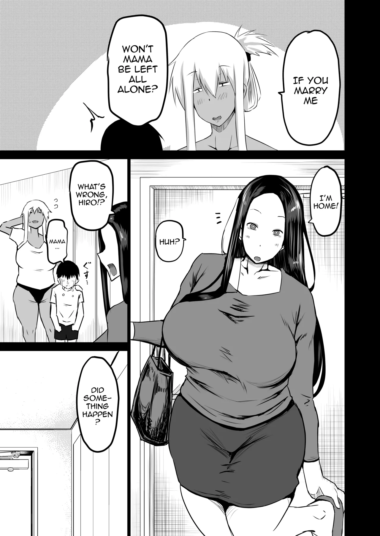 My Friend Uses My Mom And Aunt To Get Off / Tomodachi ga Boku no Oba to Mama de Gachinuki page 4