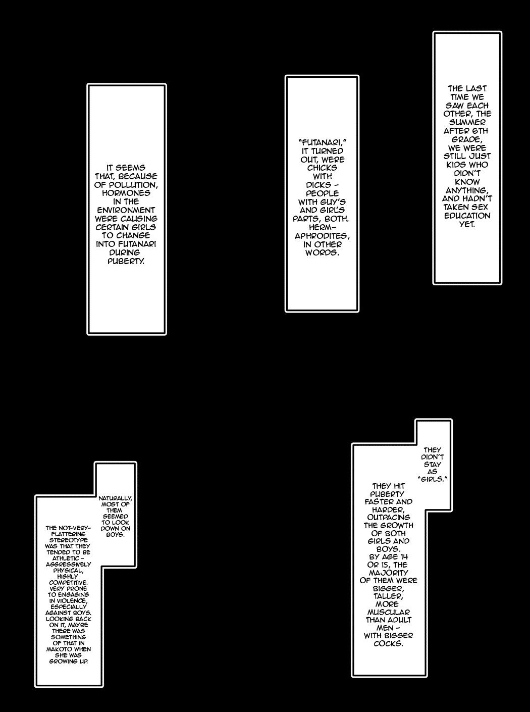 My Friend Who I Hadn't Met in Several Years Became A Tanned Muscular Futanari page 4