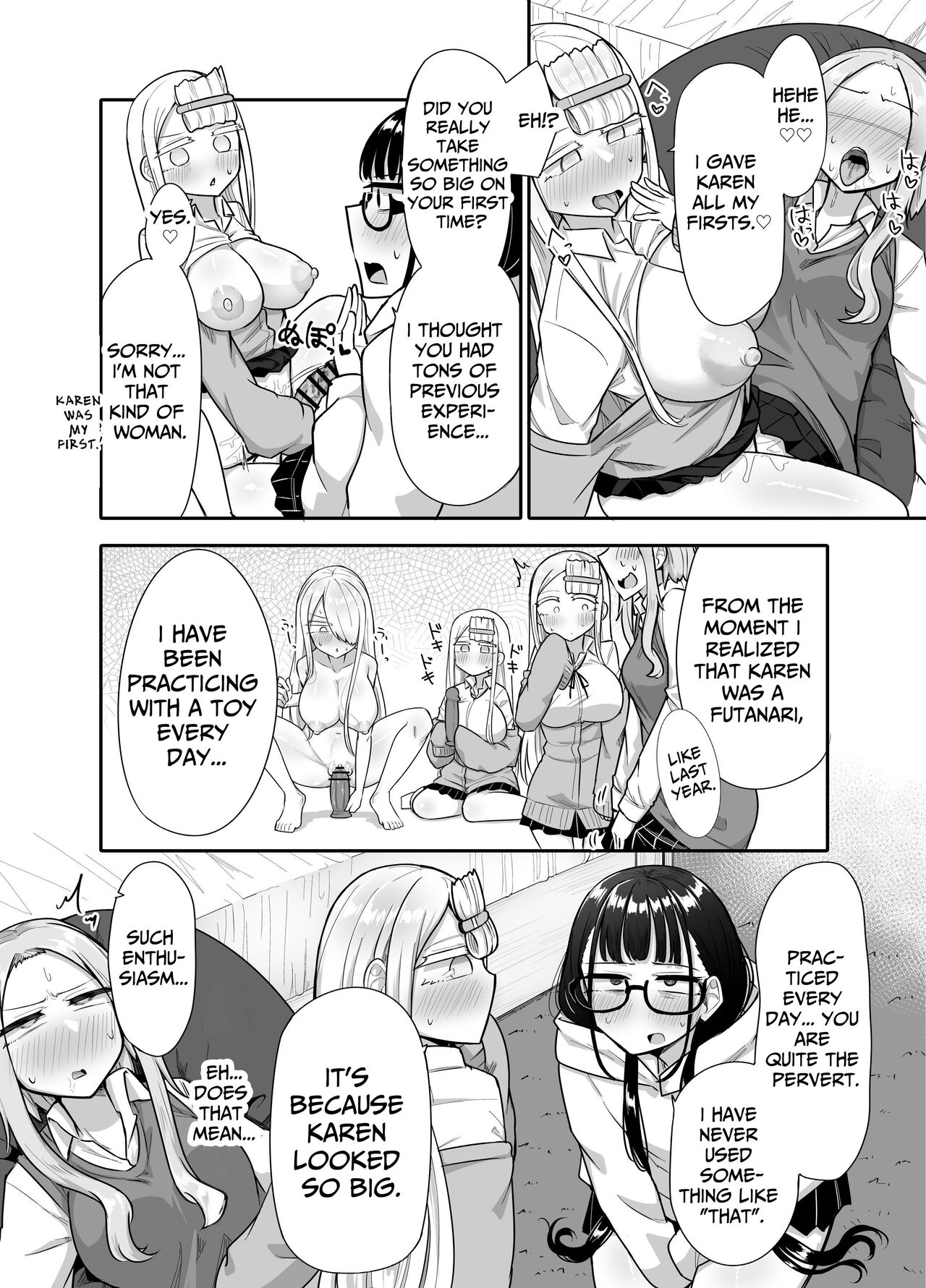 My Friends Found Out That I'm a Futanari... page 27