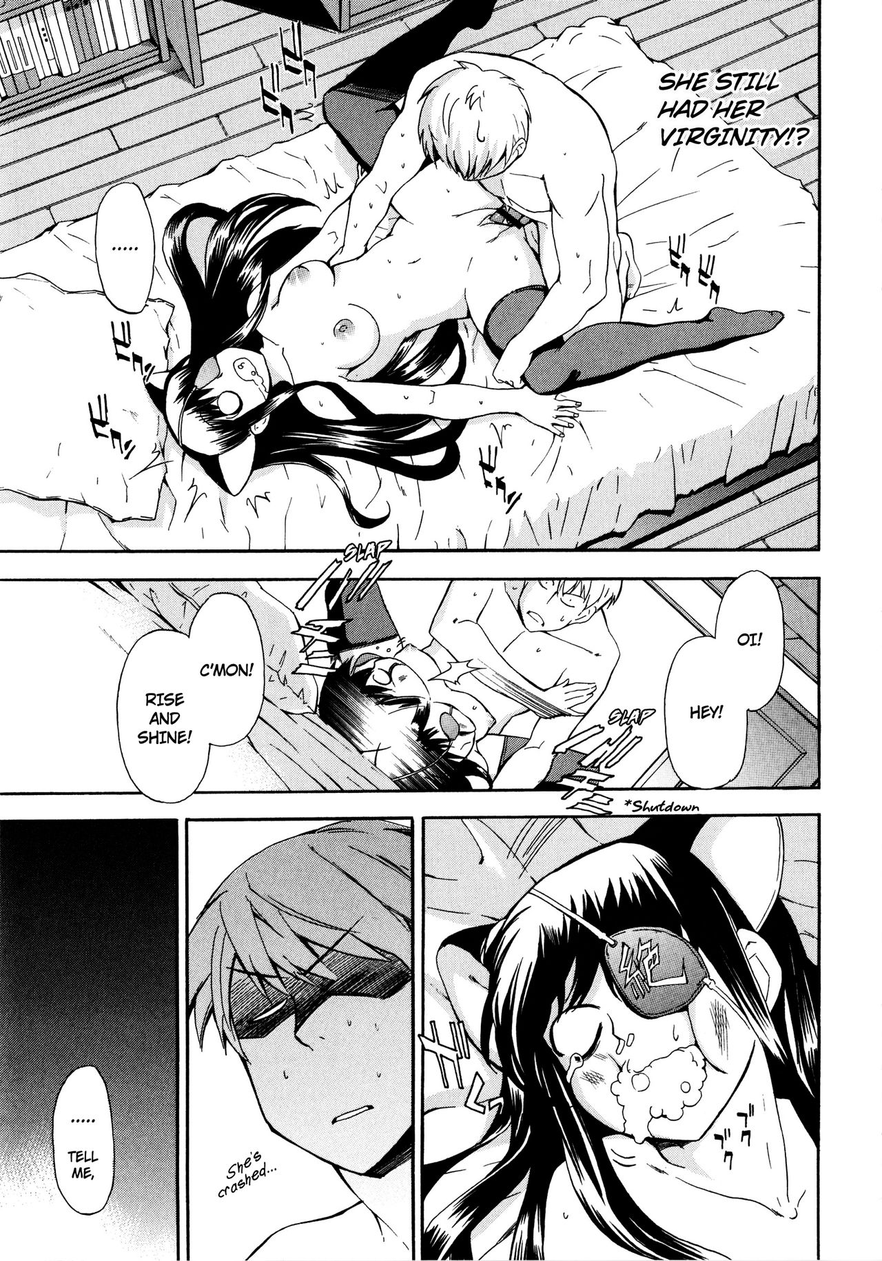My Fucked-in-the-Head Younger Sister Comes in, Wearing Cat Ears and an Eyepatch page 17