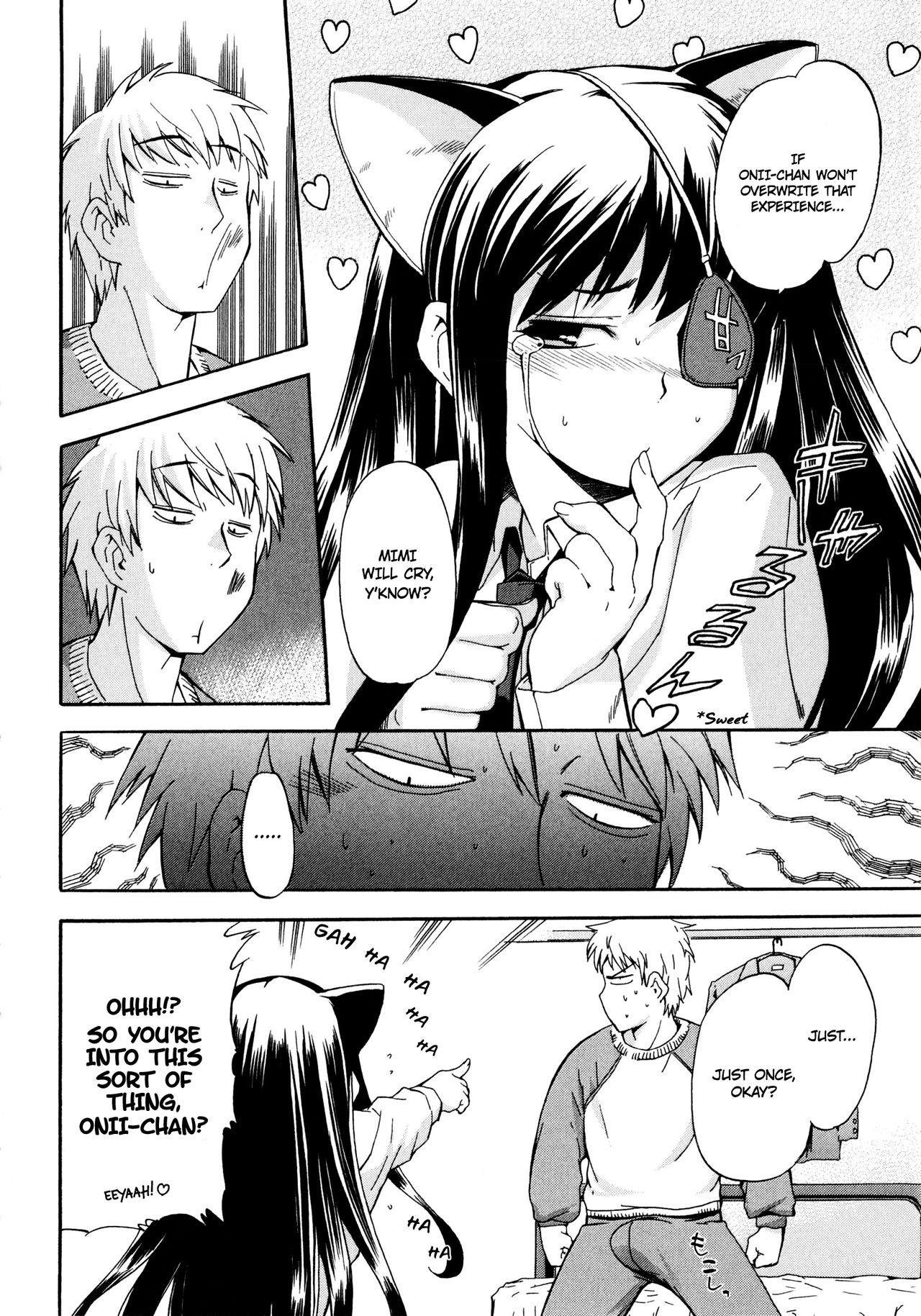 My Fucked-in-the-Head Younger Sister Comes in, Wearing Cat Ears and an Eyepatch page 8