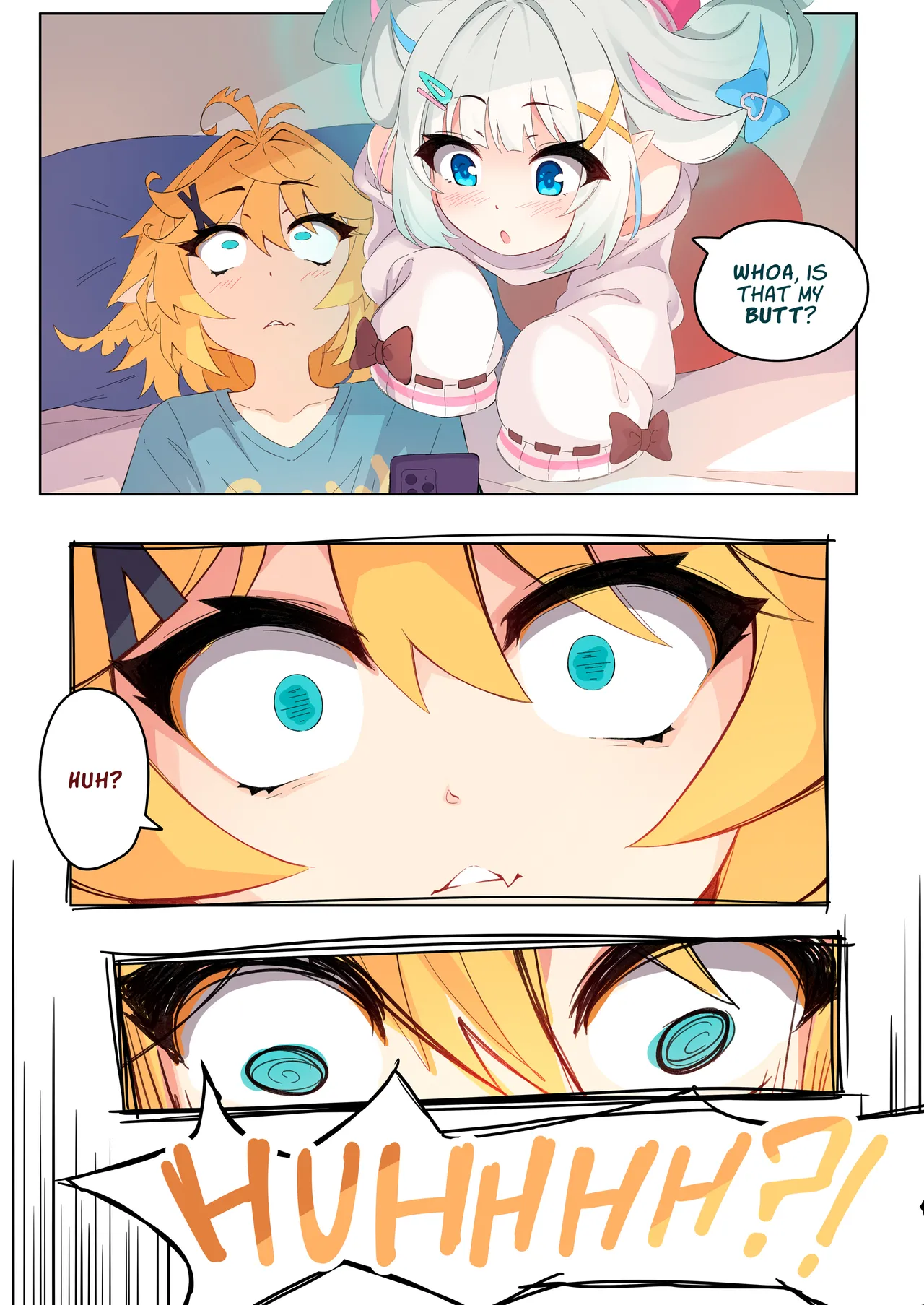 My GF (ghost friend) caught me jerking off and now she's bouncing on it CRAZY STYLE page 11