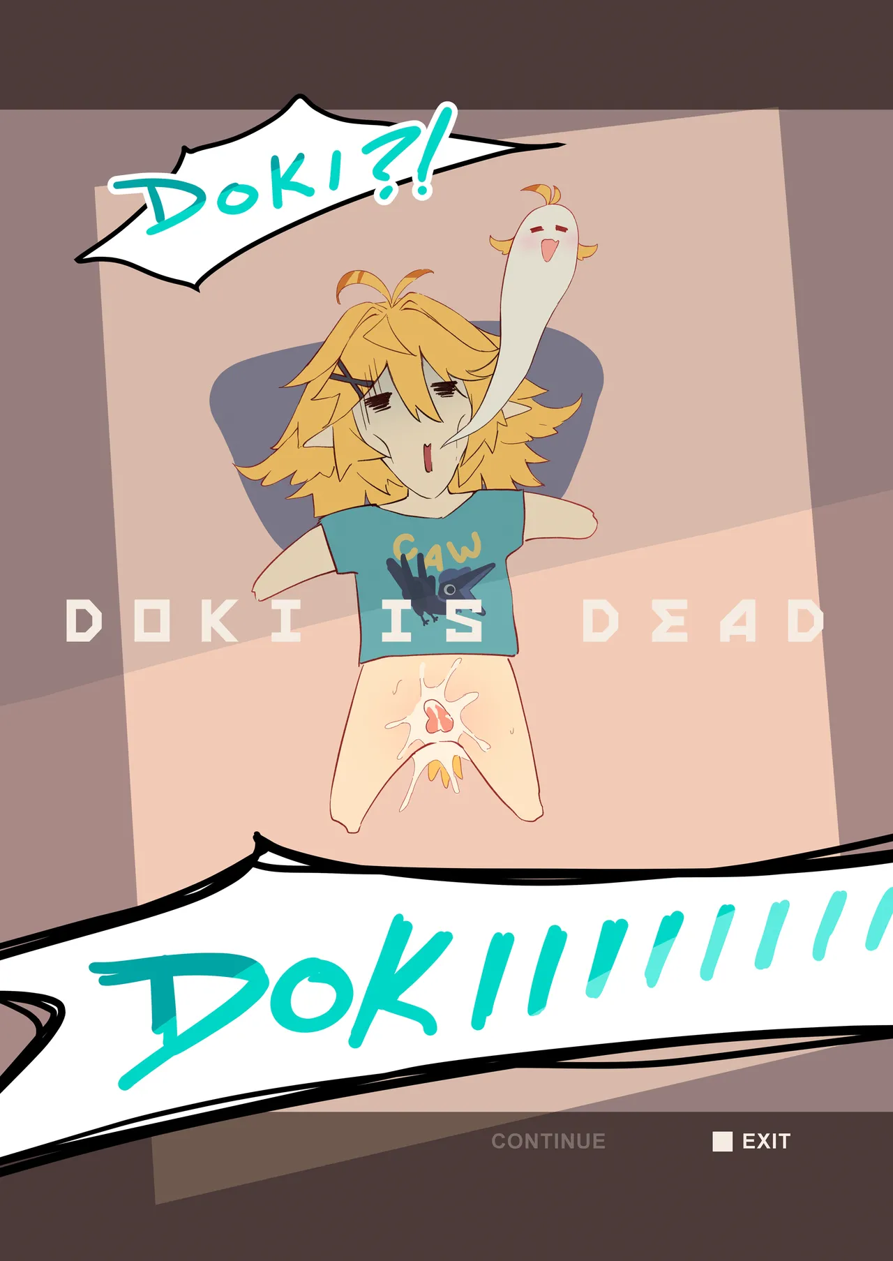 My GF (ghost friend) caught me jerking off and now she's bouncing on it CRAZY STYLE page 37