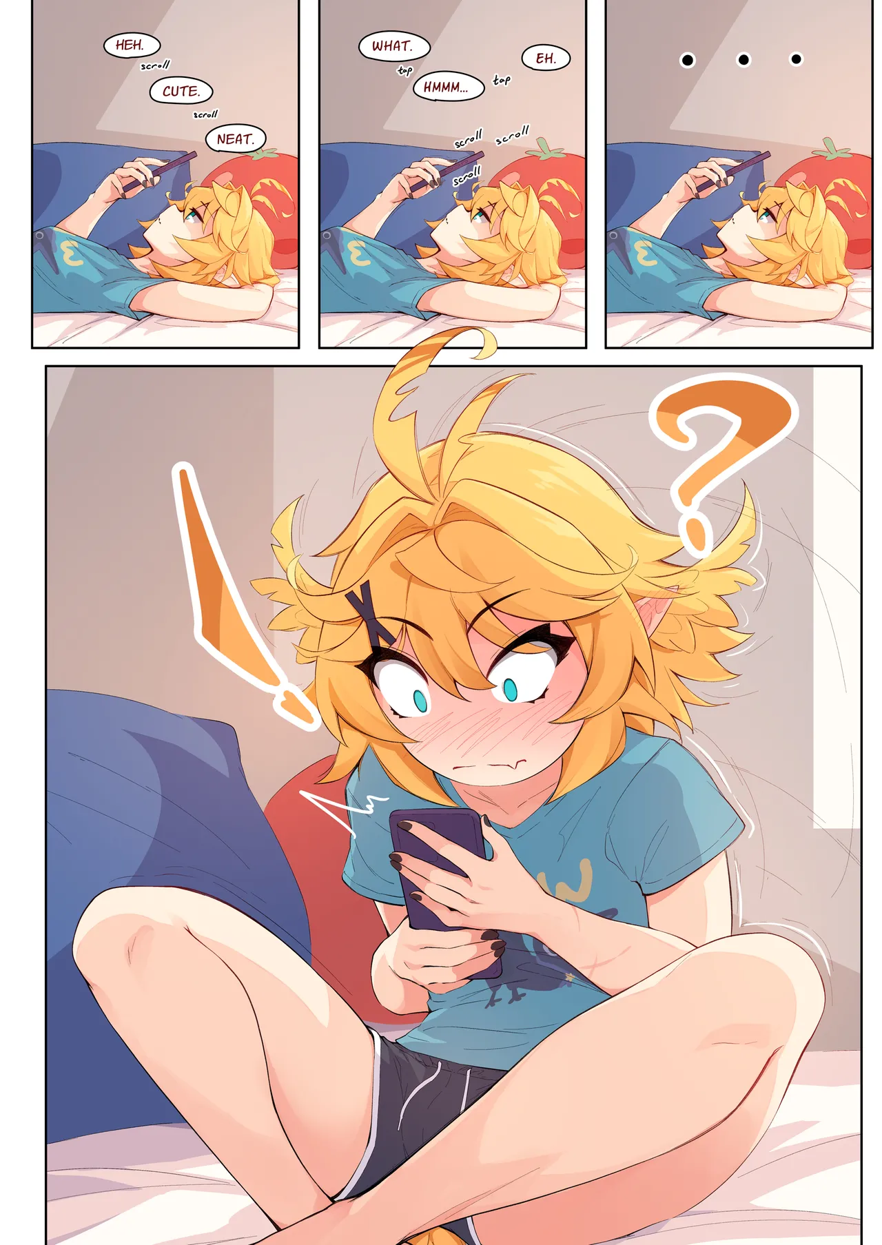 My GF (ghost friend) caught me jerking off and now she's bouncing on it CRAZY STYLE page 4