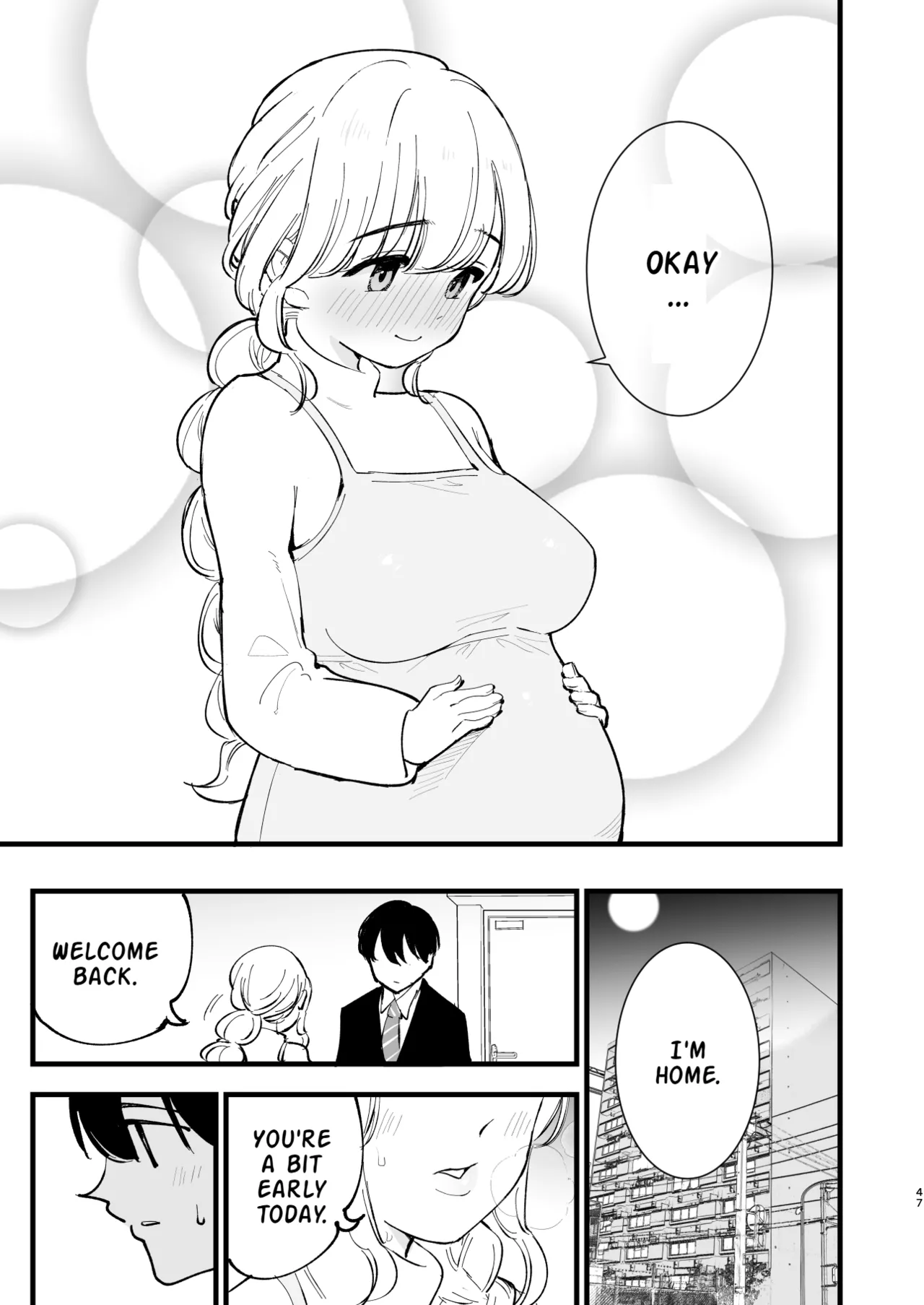 My Girlfriend is a Cafe Waitress 3 ~Getting Impregnated~ page 46