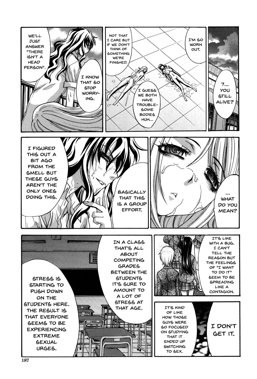 My Girlfriend is Making Lewd Sounds After School page 185
