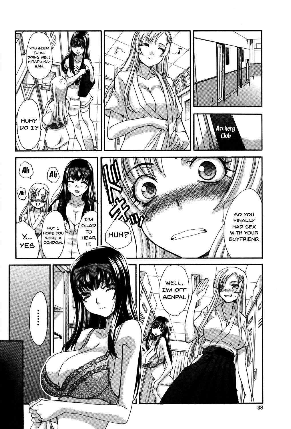 My Girlfriend is Making Lewd Sounds After School page 37