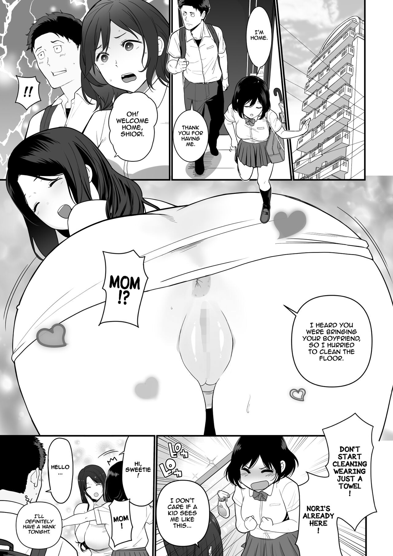 My Girlfriend's Mom is too Lewd, so I couldn't Hold Back. page 2