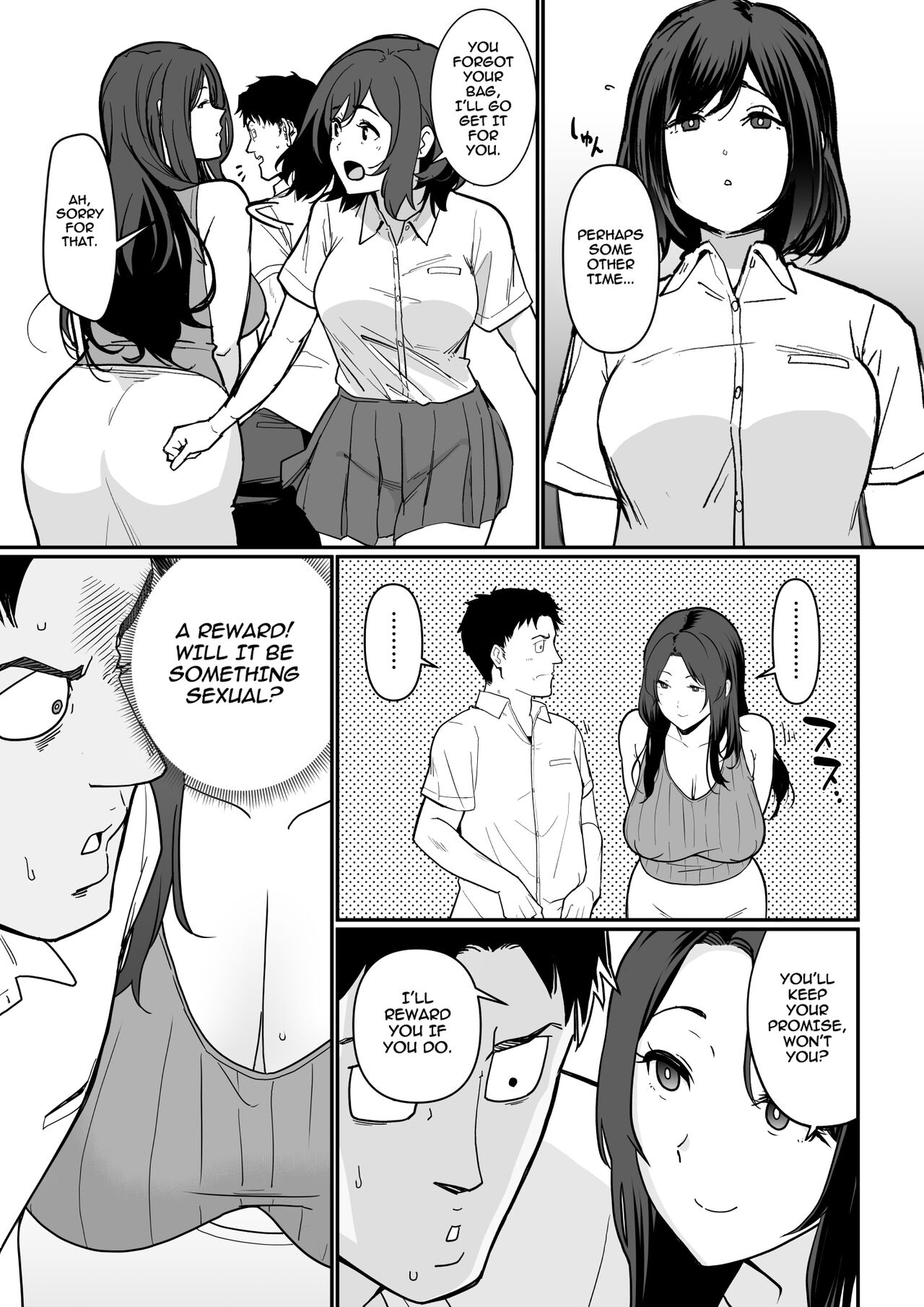 My Girlfriend's Mom is too Lewd, so I couldn't Hold Back. page 24