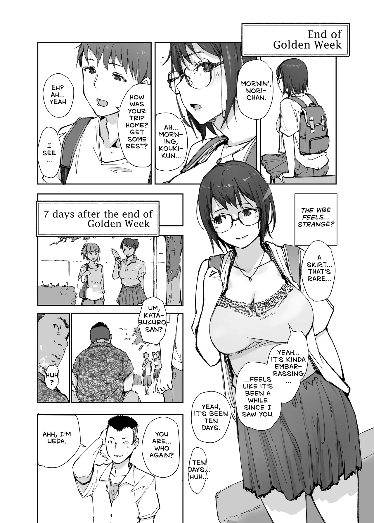 My Girlfriend's Rocky Ride in Senpai's Big Car page 16