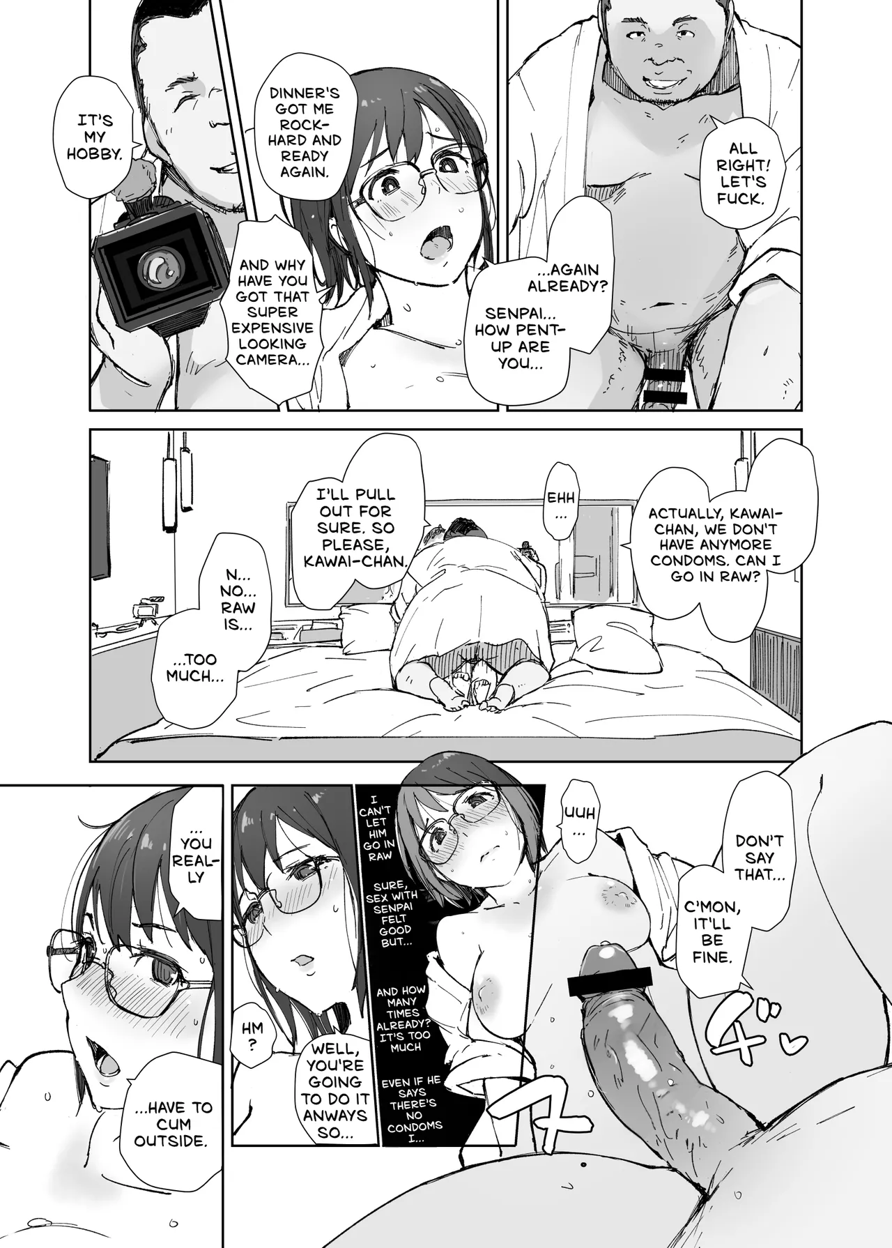 My Girlfriend's Rocky Ride in Senpai's Big Car page 42