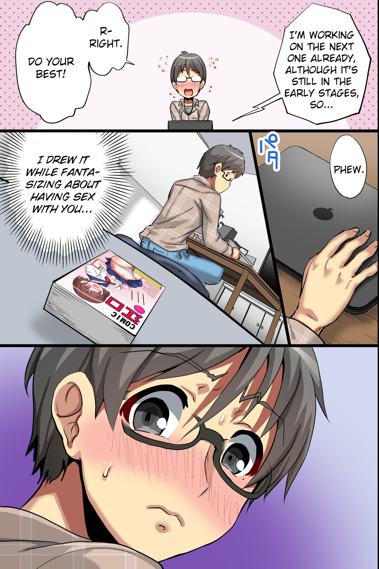 My Girlfriend's Secret: A Story About a Virgin Ero Mangaka Who Awakens to Womanhood by Doing Reference Material Research for Her Work page 20