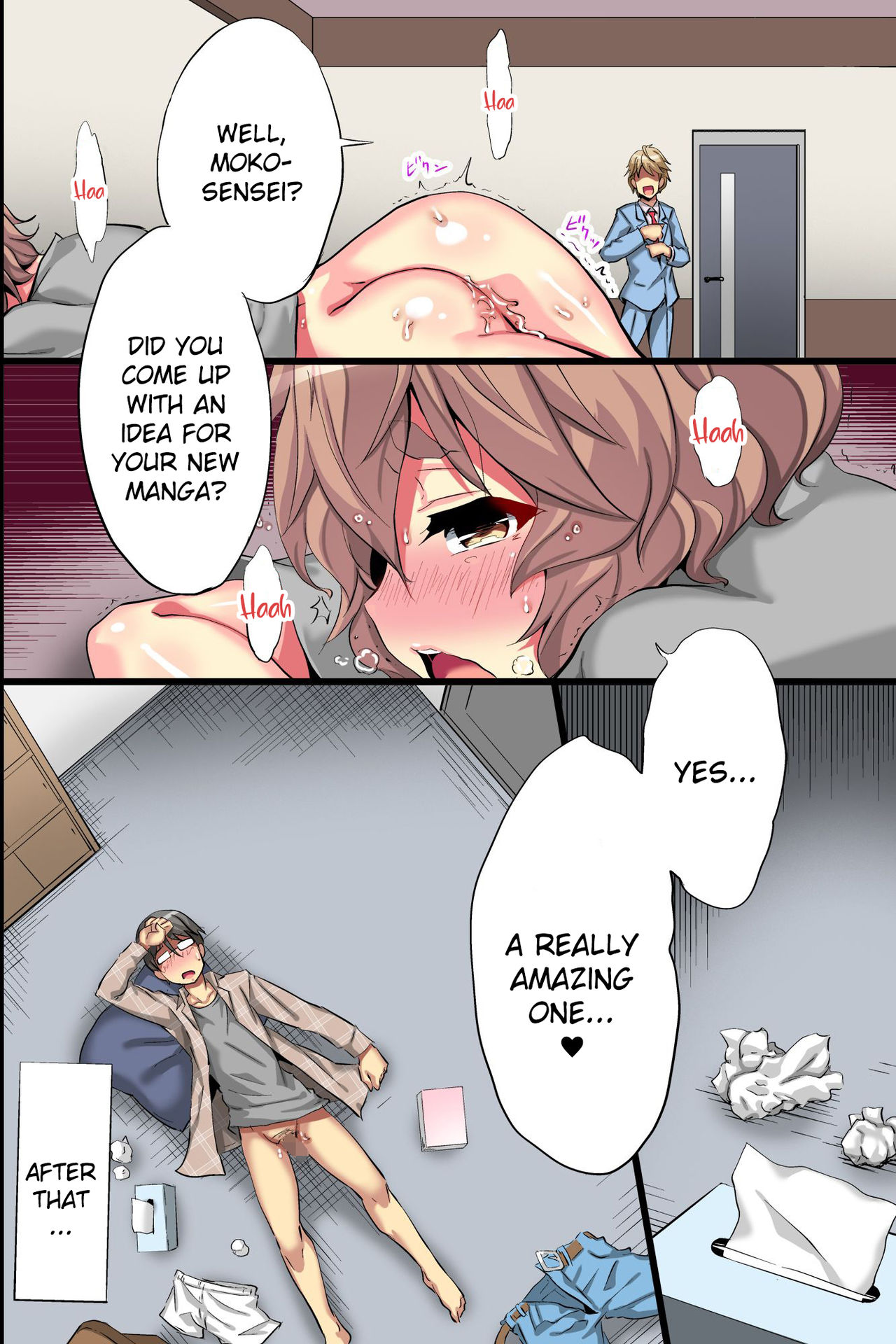 My Girlfriend's Secret: A Story About a Virgin Ero Mangaka Who Awakens to Womanhood by Doing Reference Material Research for Her Work page 27