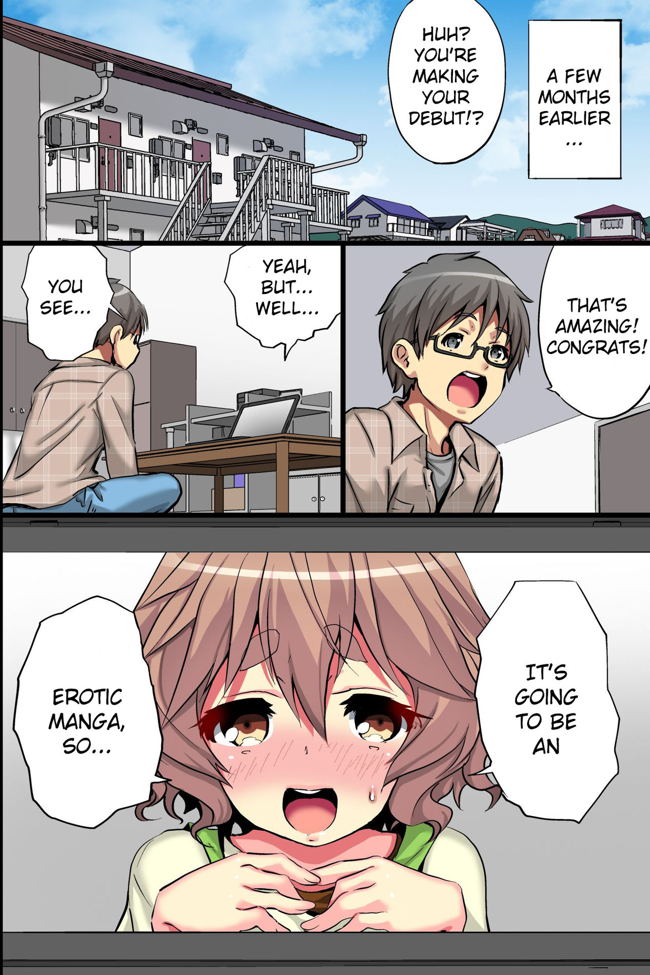 My Girlfriend's Secret: A Story About a Virgin Ero Mangaka Who Awakens to Womanhood by Doing Reference Material Research for Her Work page 7