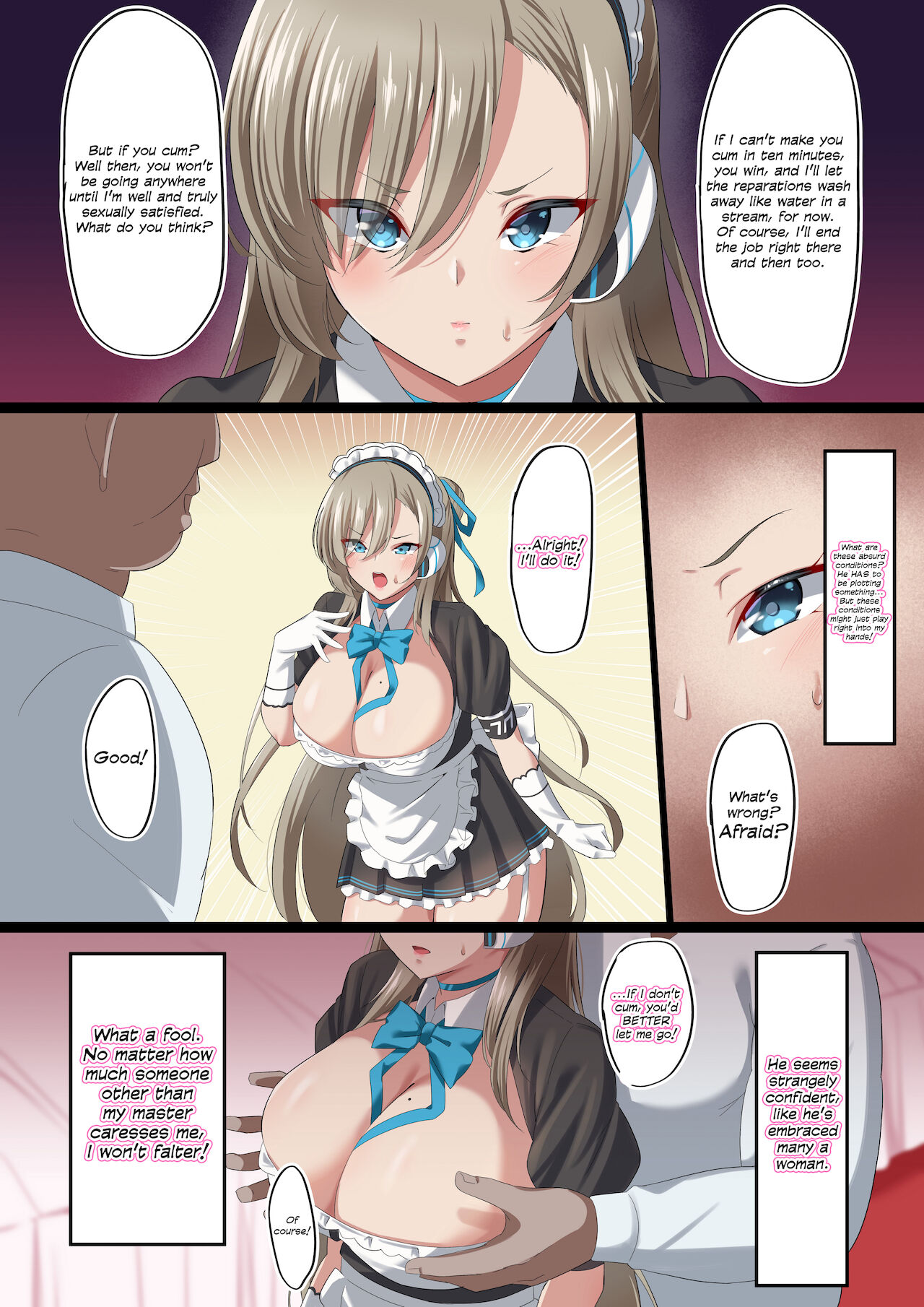 My Girlfriend Was Turned Into a Sex Maid for My Creepy Boss page 7