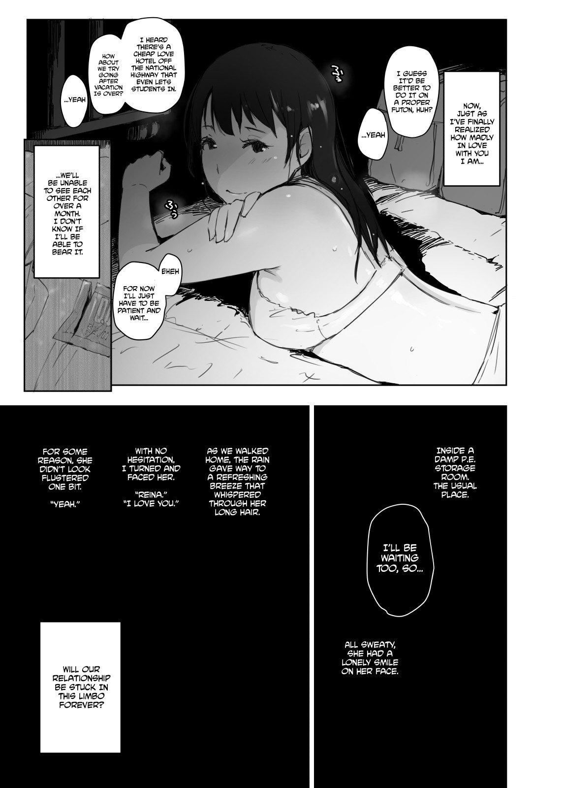 My Girlfriend Who Couldn't Meet Summer Vacation page 4