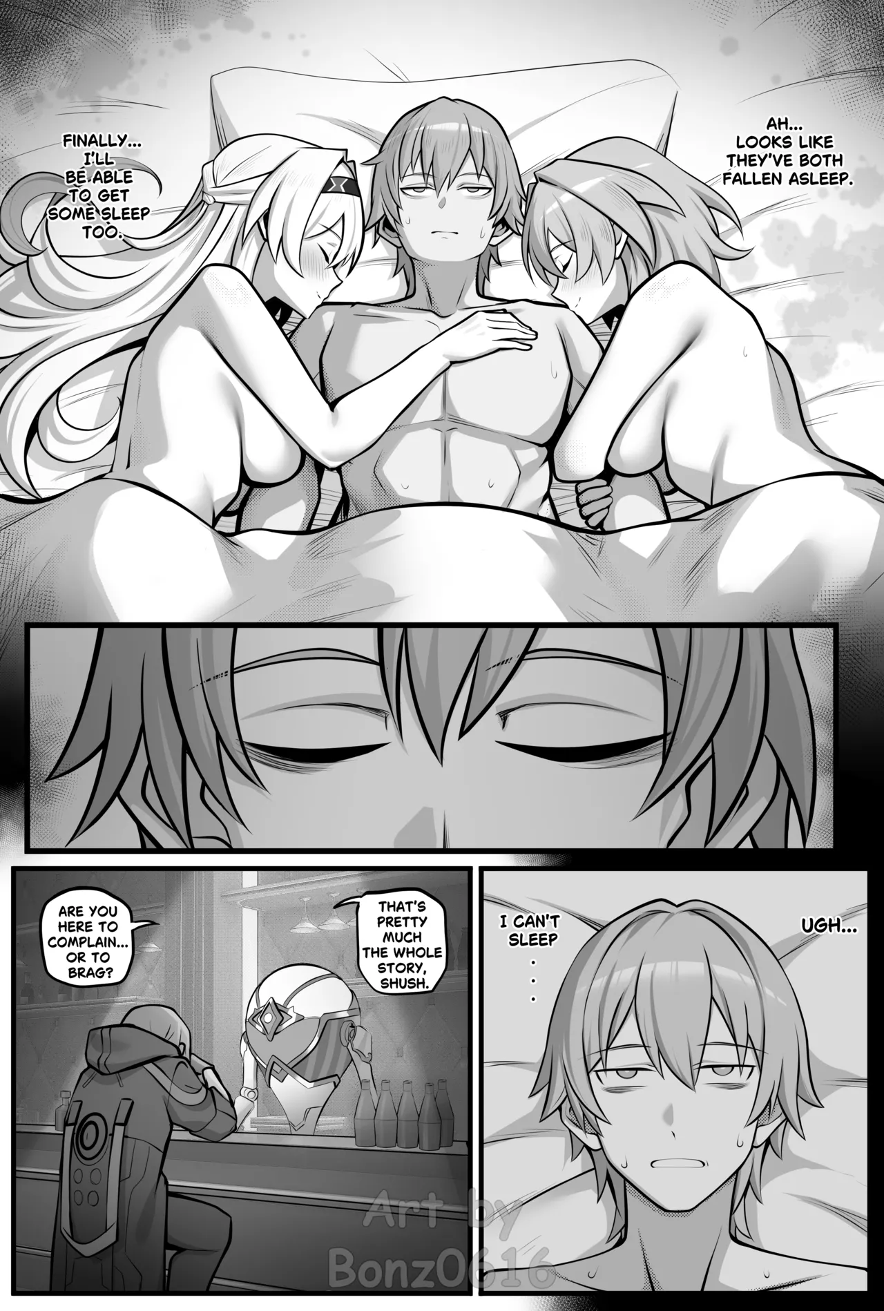 My Girlfriends Never! Let me sleep... page 18