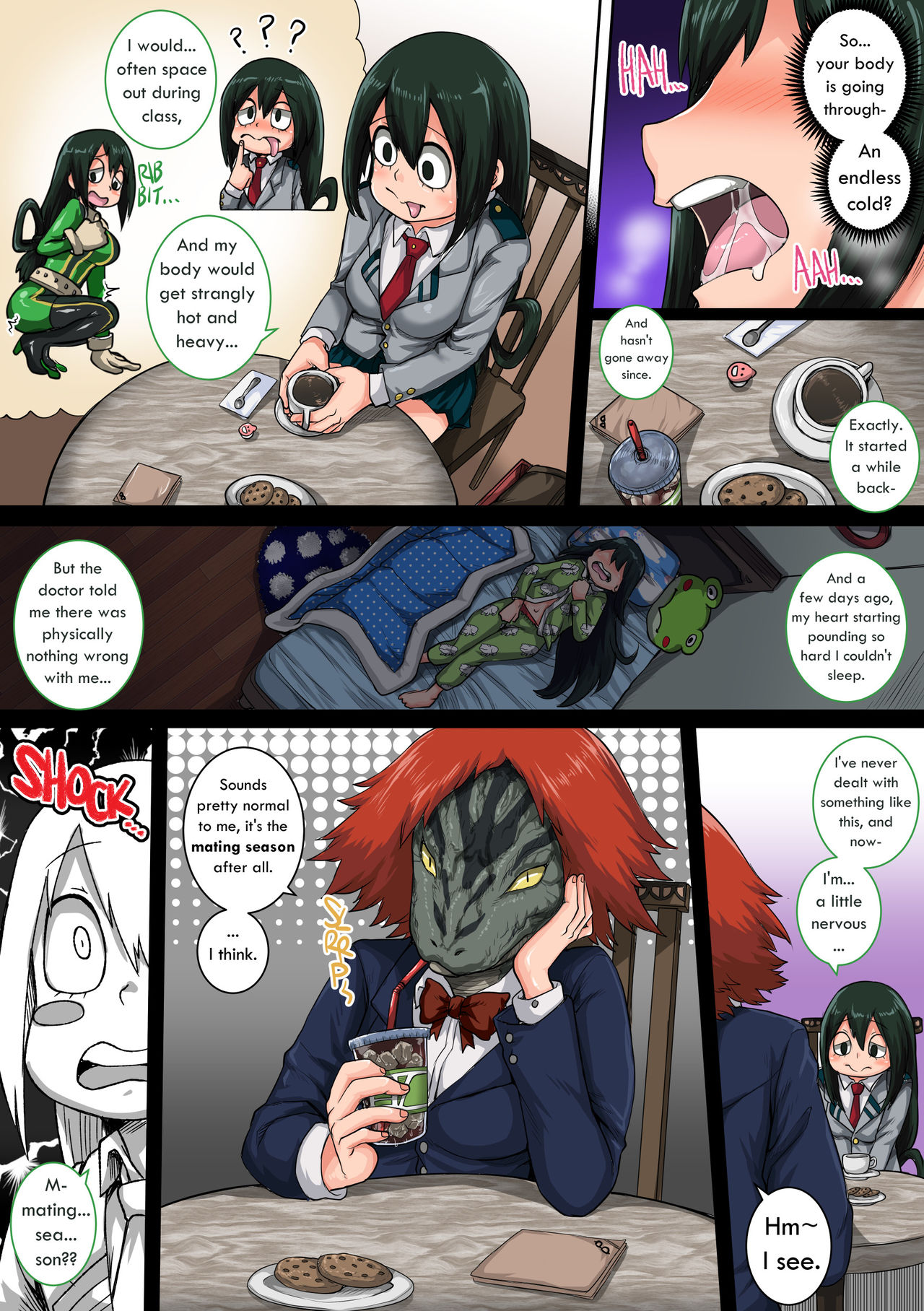 My Harem Academia 6: The (Frog) Girl with Animal Instincts page 8