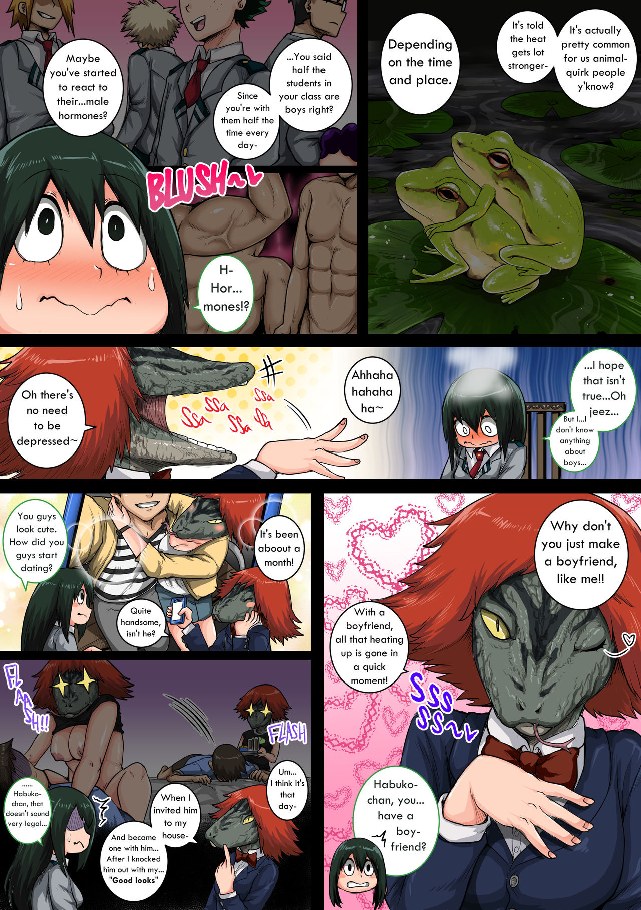 My Harem Academia 6: The (Frog) Girl with Animal Instincts page 9