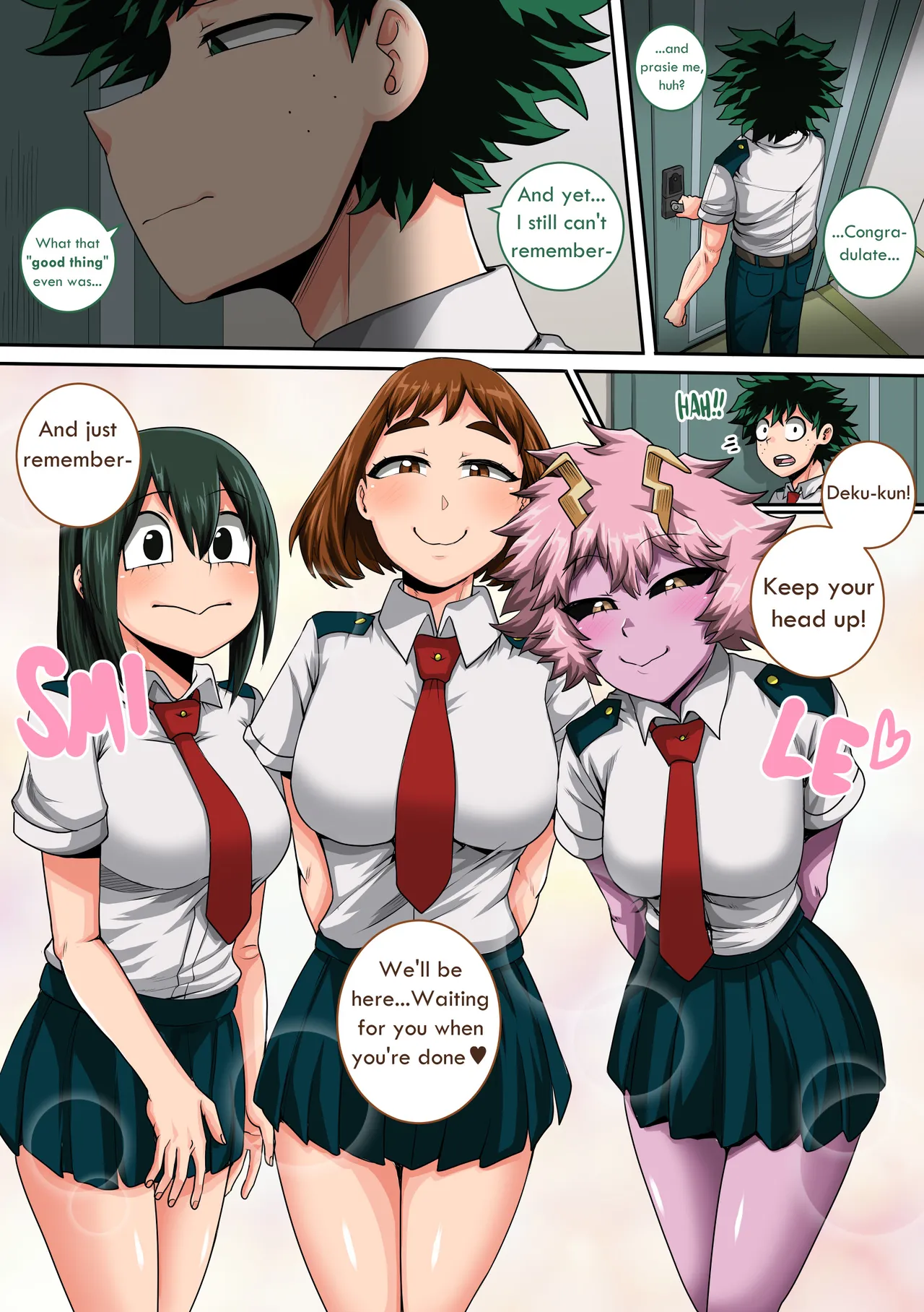 My Harem Academia Chapter 8 Part 3 Breaking into a broken heart page 111
