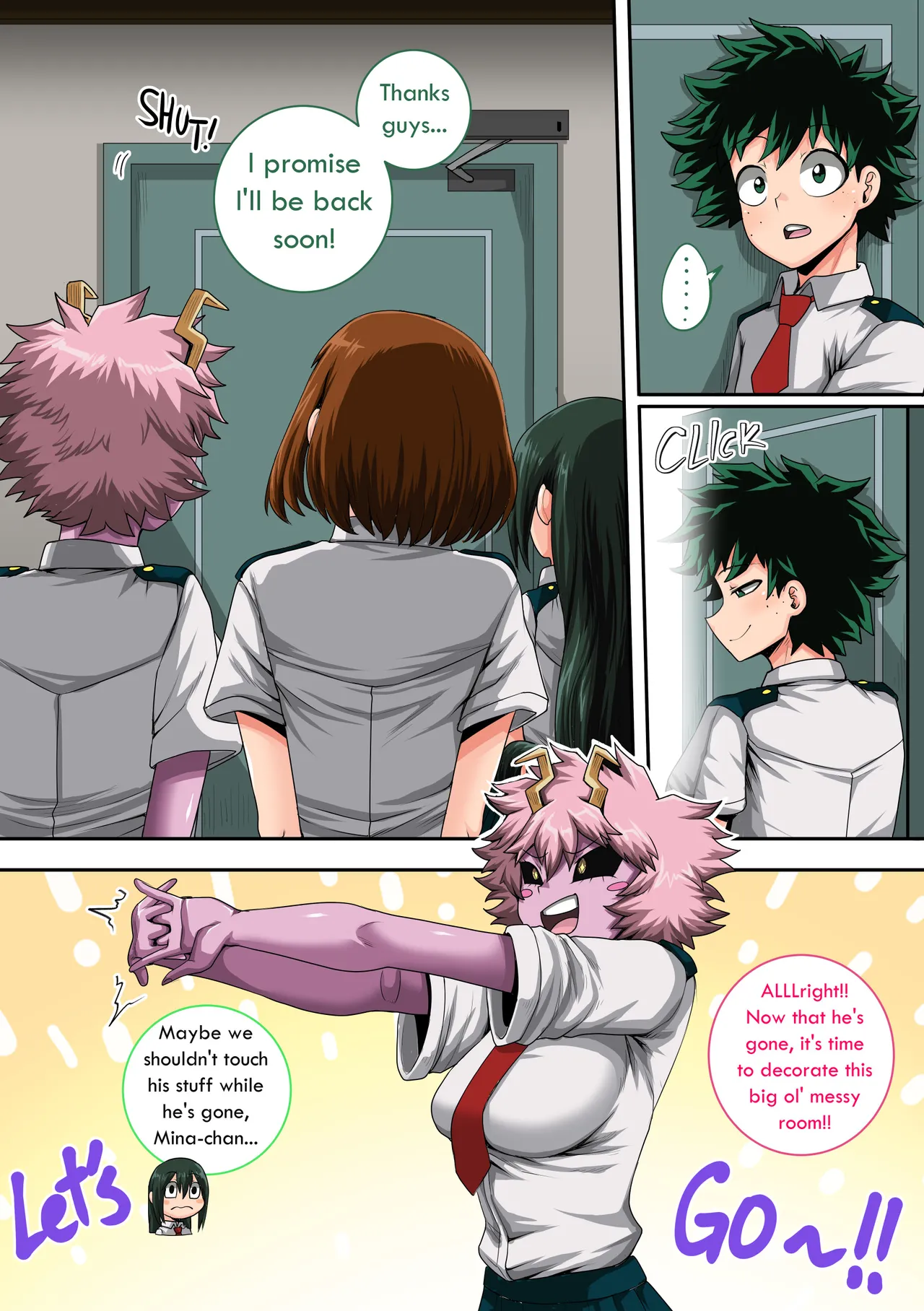 My Harem Academia Chapter 8 Part 3 Breaking into a broken heart page 112