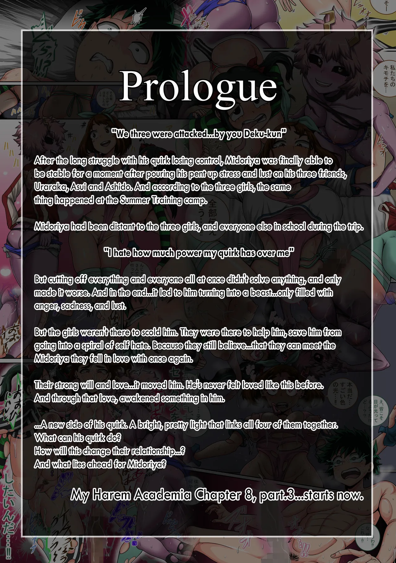 My Harem Academia Chapter 8 Part 3 Breaking into a broken heart page 3