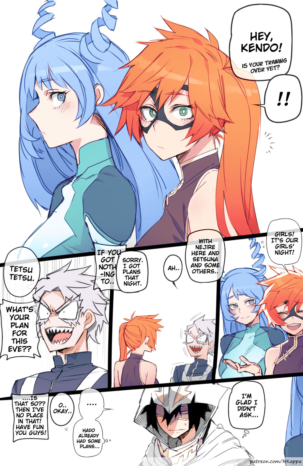 MY HERO Christmas HAREM page 1
