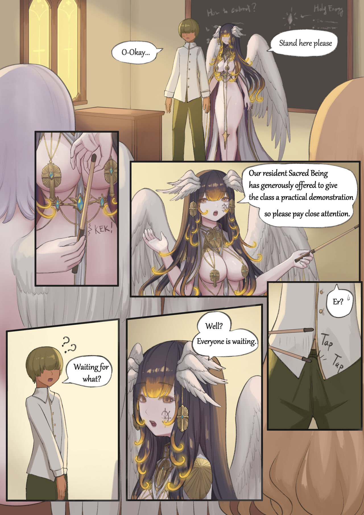My Holy Magic Teacher Wants My Cum! page 5