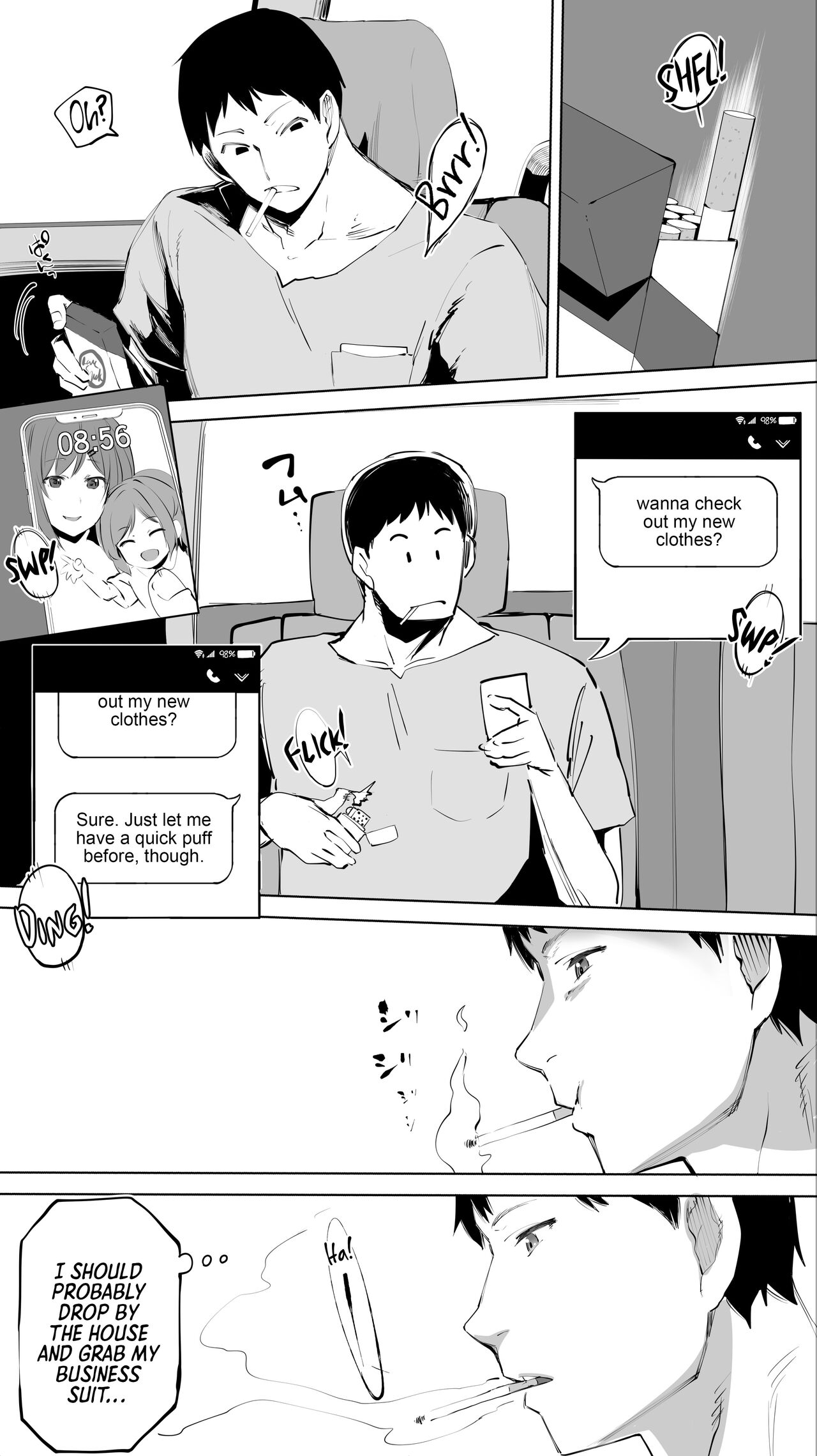 My Hometown Fuck Buddy. Married Senpai S's Case. page 8
