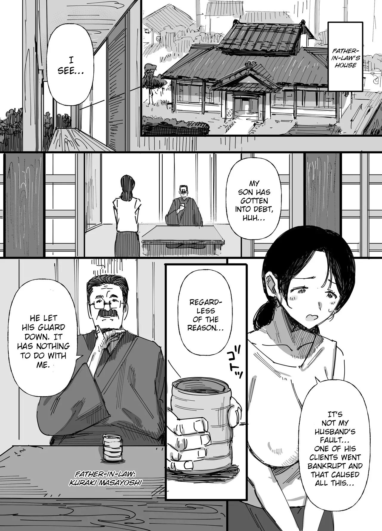 My Husband’s Debt: A Wife Sells Herself to Her Father-in-Law as Creampie Repayment page 7