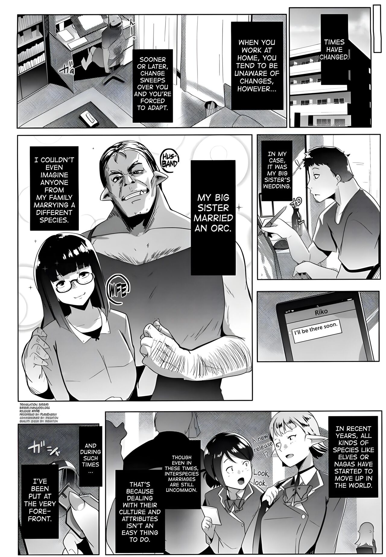 My Little Sister & The Mother is a Female Orc H.Q. COLLECTION page 8