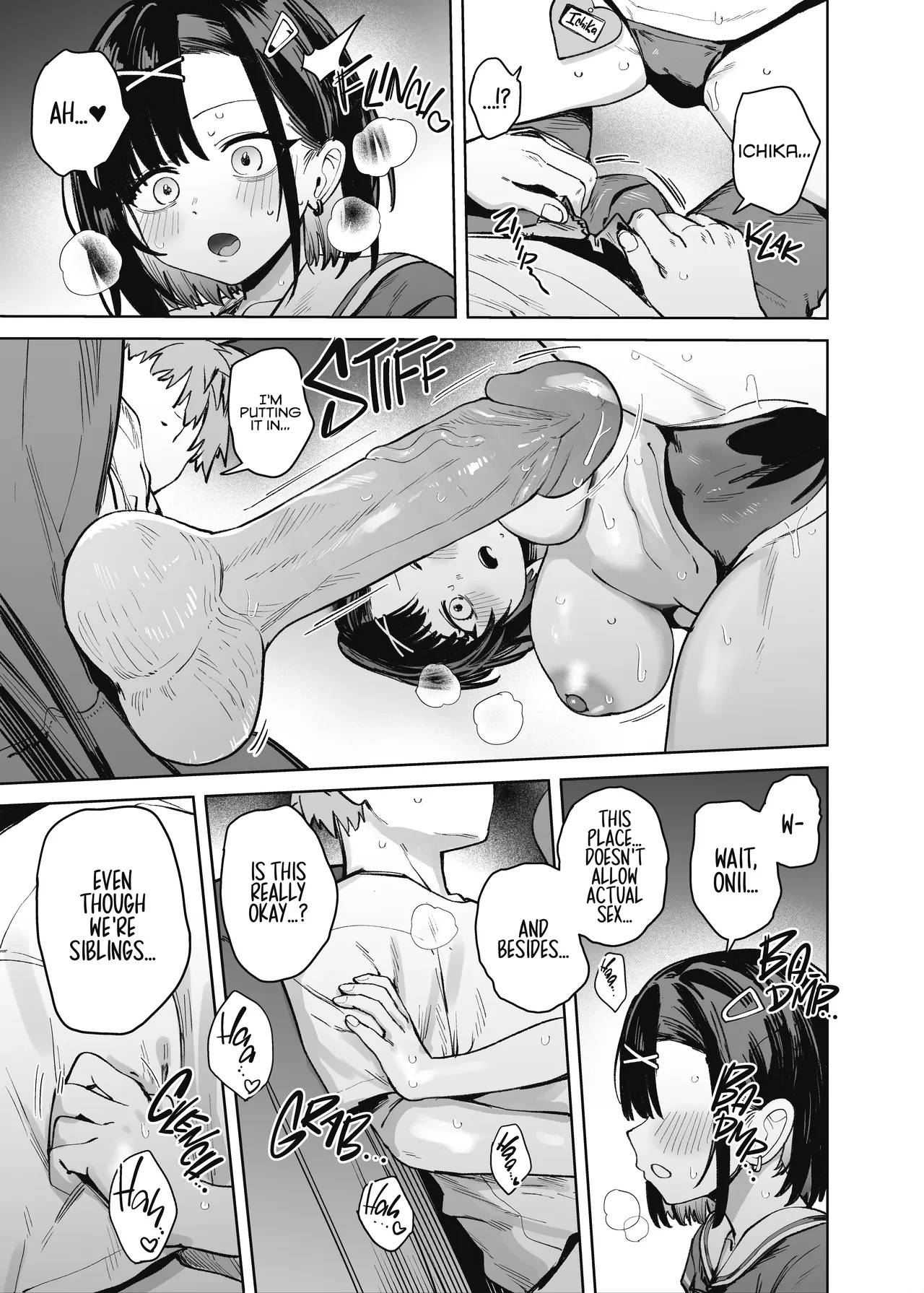 My Little Sister Was a Hostess at Class 2-C's School Festival Boobs Bar page 27