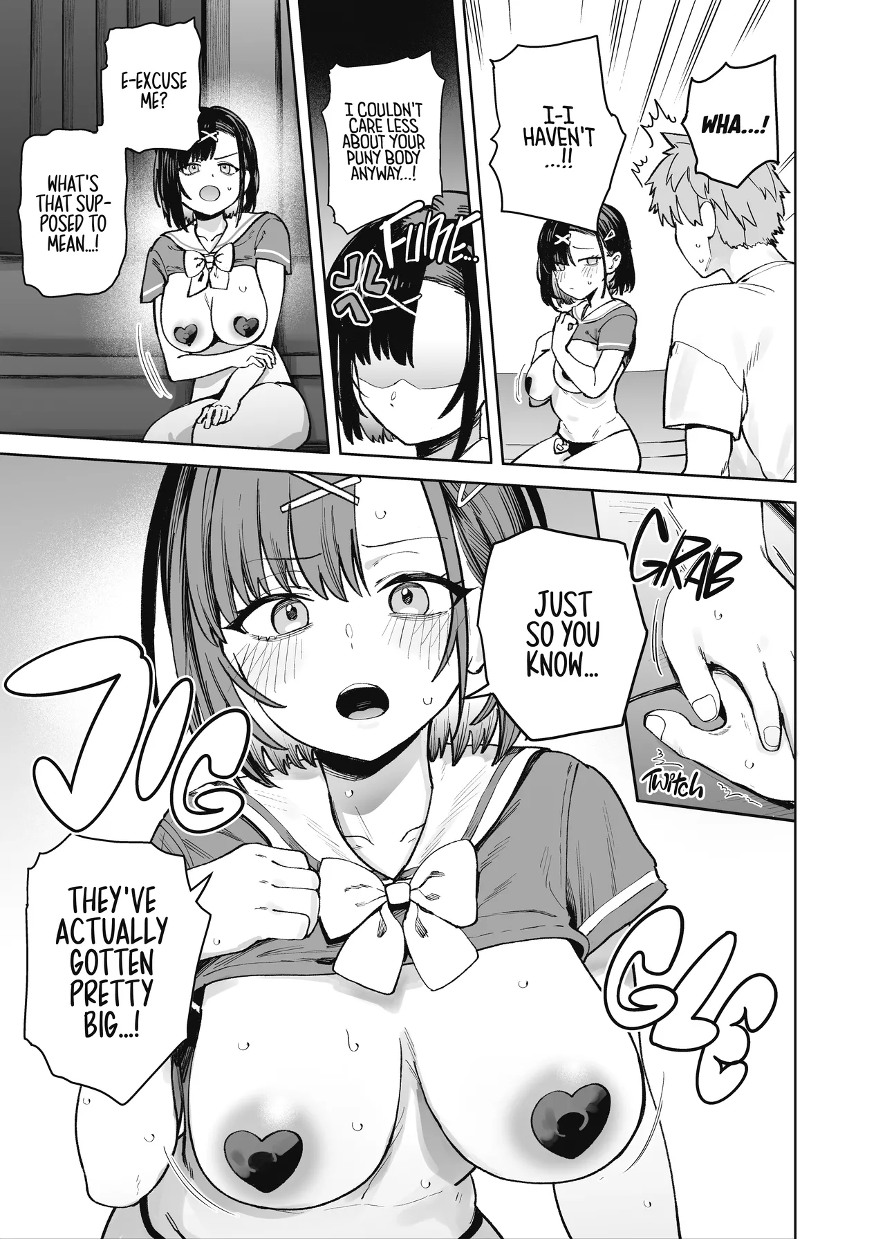 My Little Sister Was a Hostess at Class 2-C's School Festival Boobs Bar page 13
